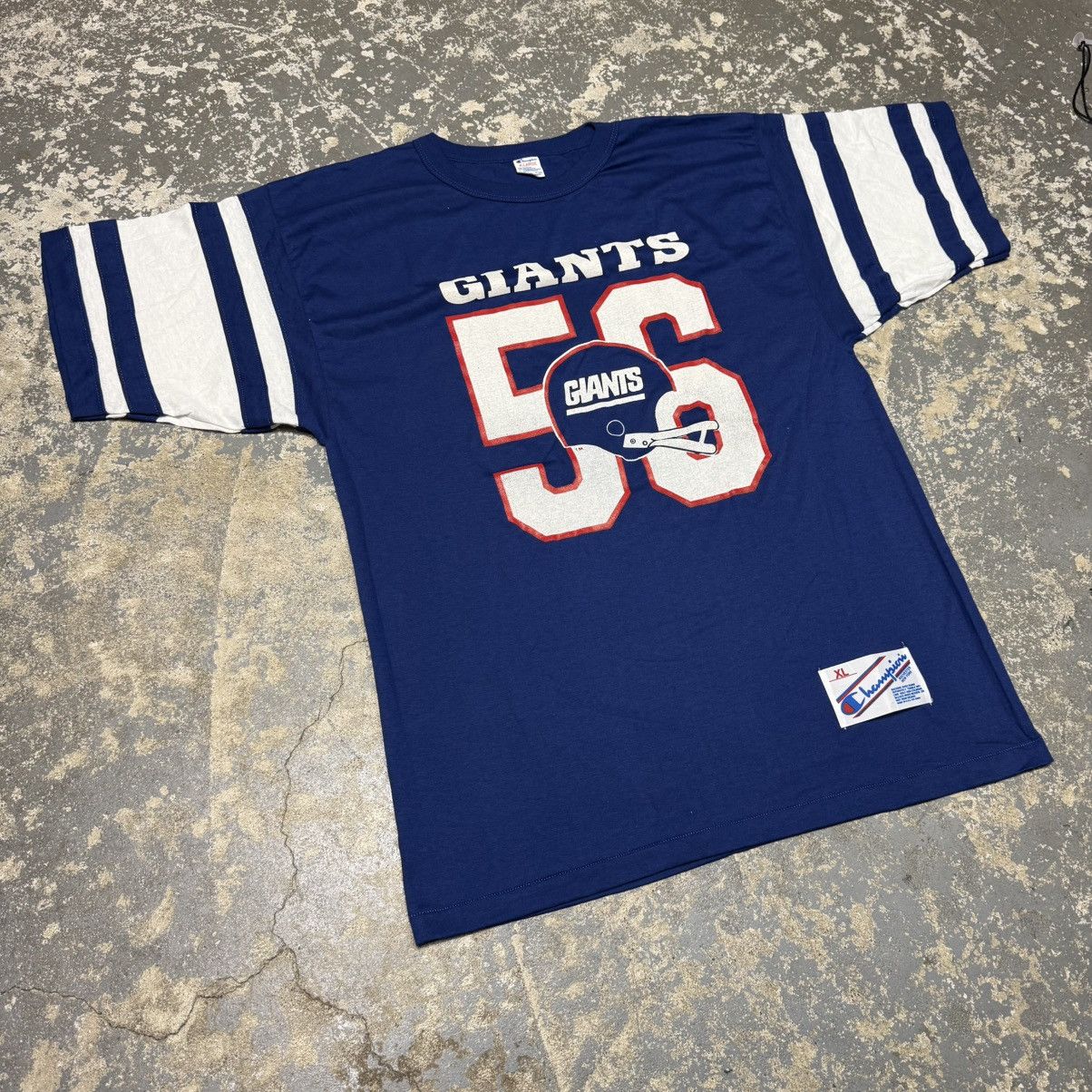 Other Vintage New York Giants Lawerence Taylor 56 Champion T Shirt Size US XL / EU 56 / 4 - 7 Thumbnail