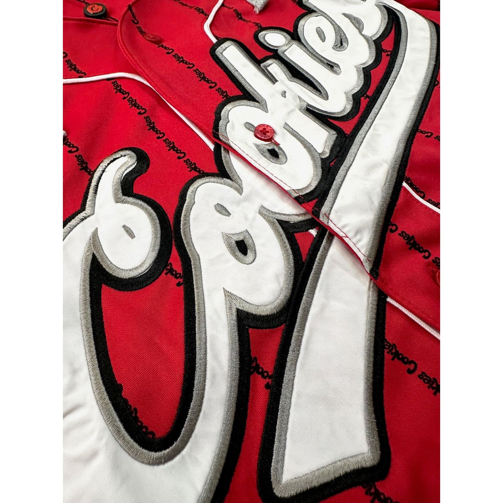 Cookies Cookies SF Clothing Embroidered Hooded Baseball Jersey Shirt Size US XXL / EU 58 / 5 - 3 Thumbnail