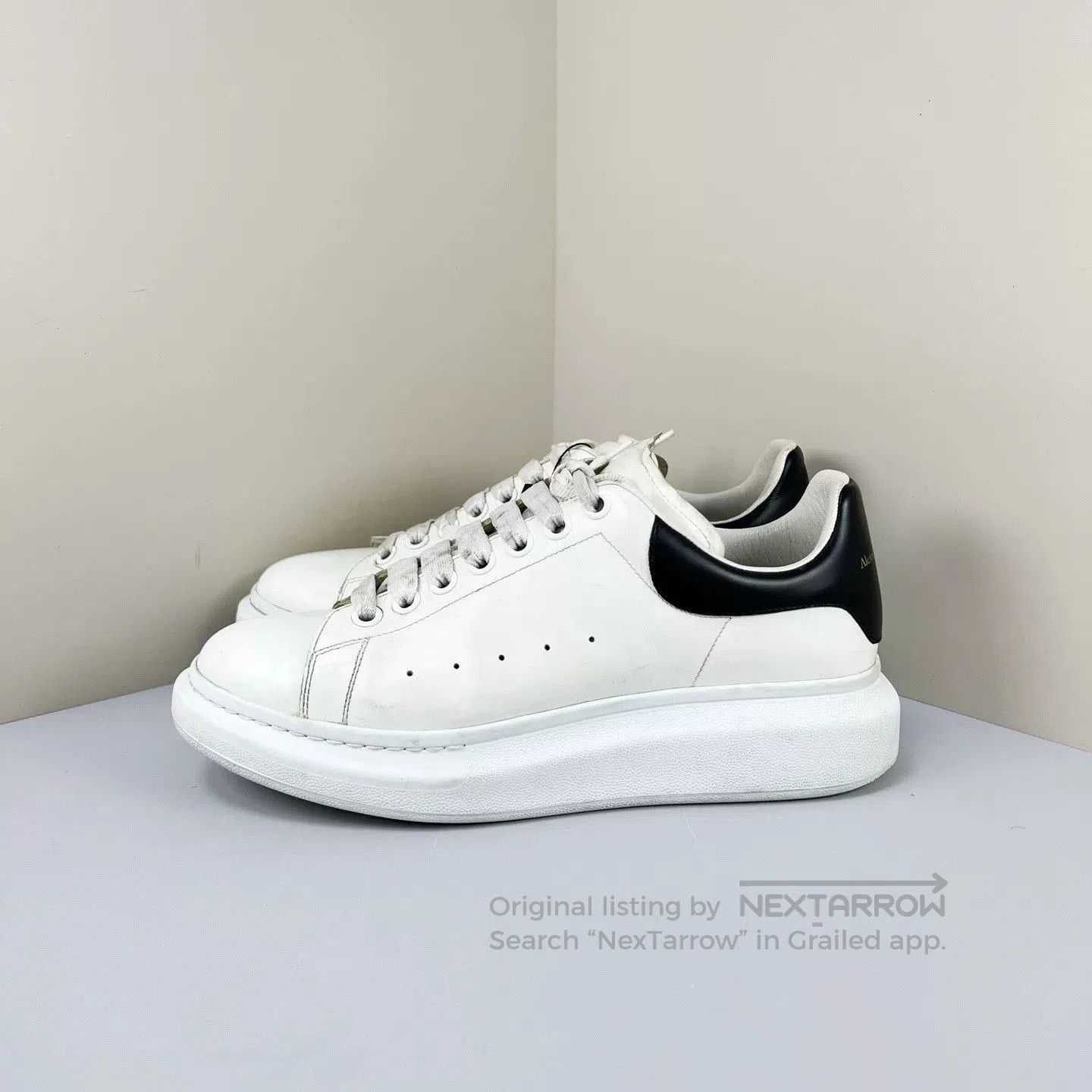 Alexander McQueen Alexander McQueen Black Tail Platform Sneakers. Size US 8.5 / EU 41-42 - 1 Thumbnail