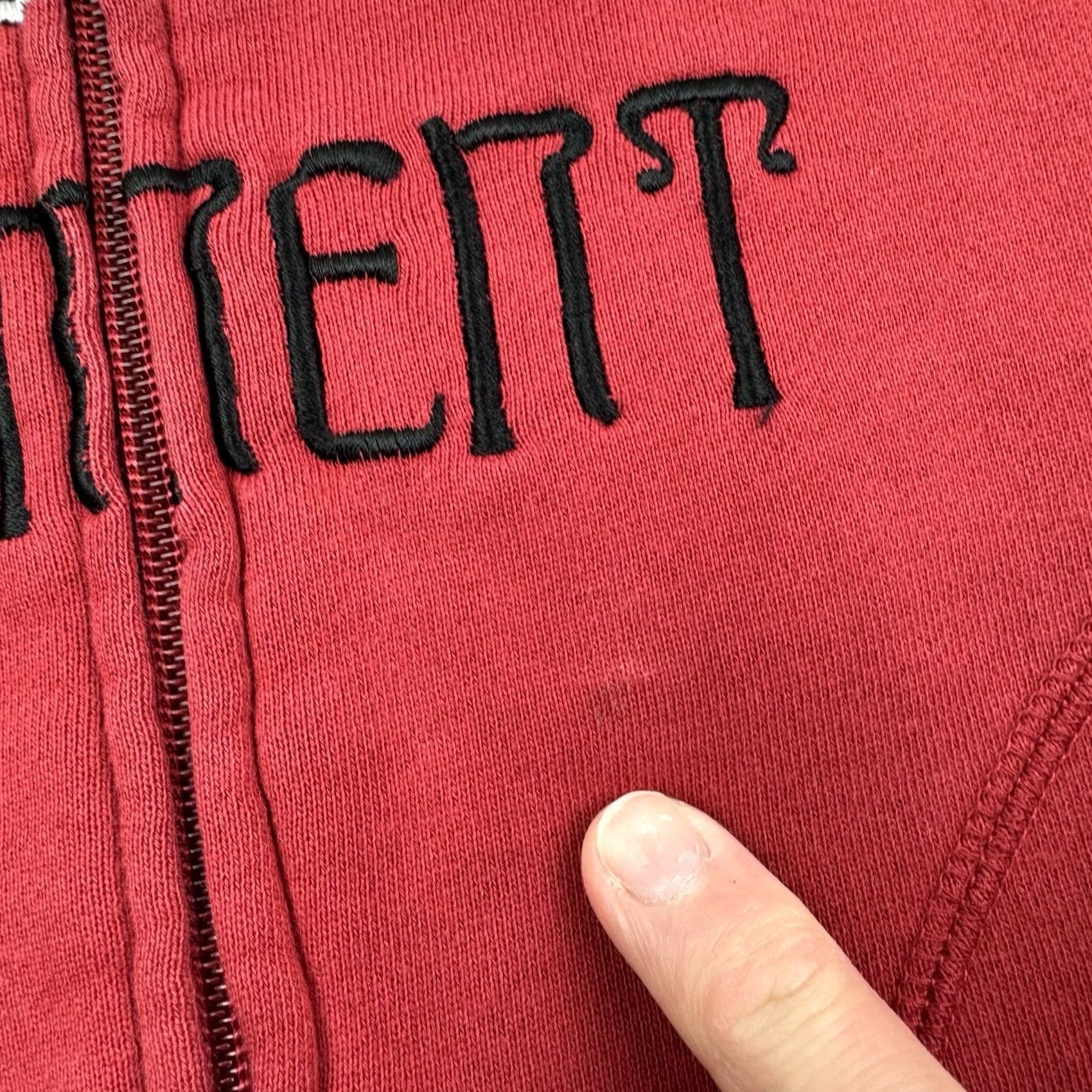 Element VINTAGE Element Sweatshirt Adult Large Full Zip Hipster Punk Y2K Thumbhole Red Mens Size US L / EU 52-54 / 3 - 3 Thumbnail