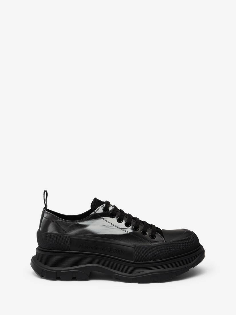 Alexander McQueen o1w1db10725 Tread Slick Lace Up in Black Size US 9 / EU 42 - 1 Thumbnail