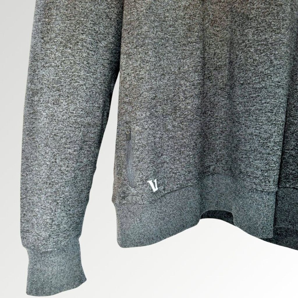 Vuori vuori Men's Ponto Performance Crew in Charcoal Heather - XL Size US XL / EU 56 / 4 - 5 Thumbnail