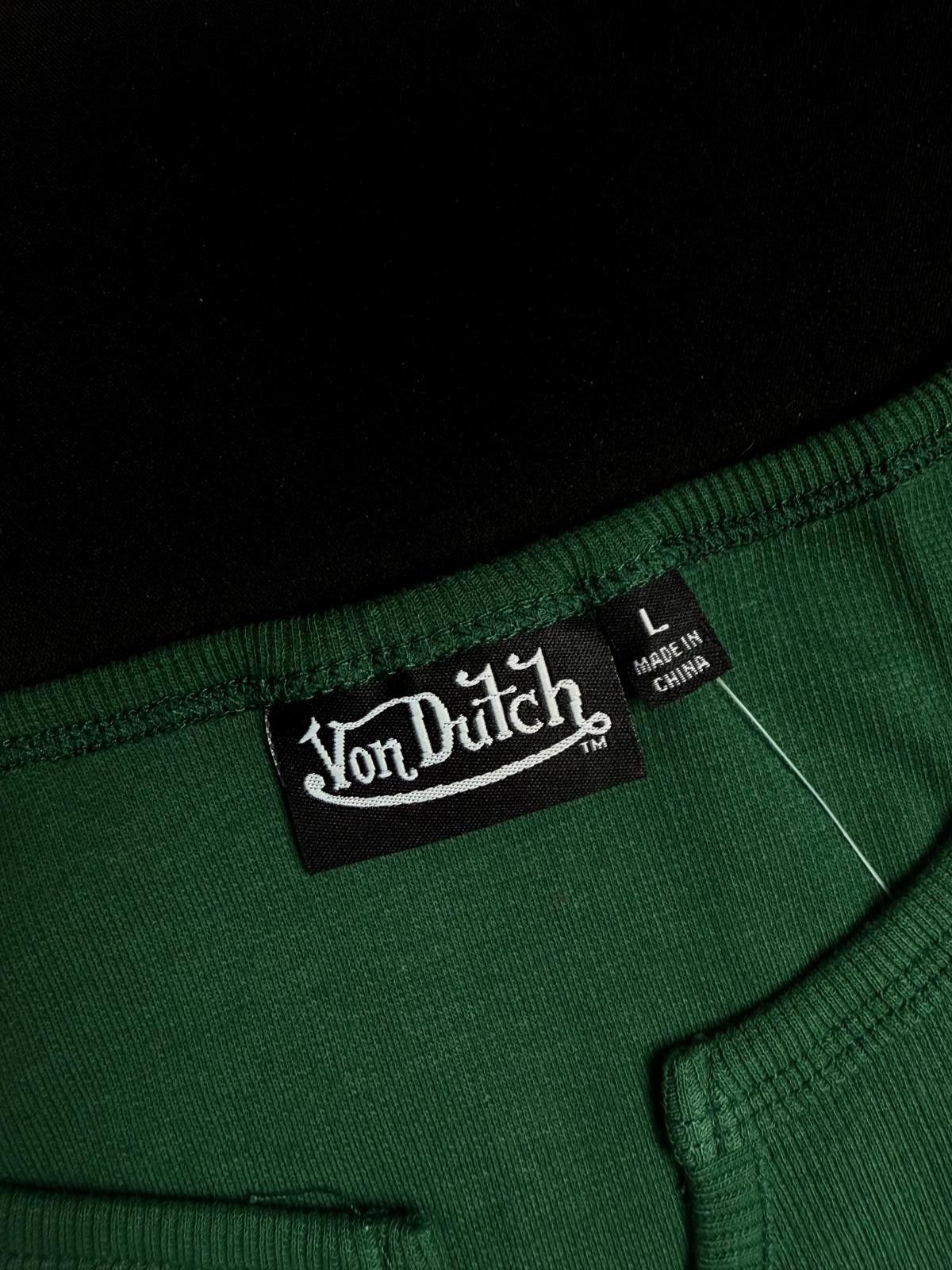 Von Dutch Y2k Von Dutch Classic Cropped Green White Tank Top L Size L / US 10 / IT 46 - 2 Thumbnail