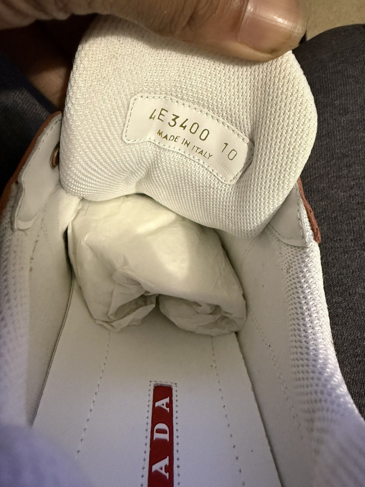 Prada Orange Prada American Cup Sneakers Size US 10 / EU 43 - 9 Thumbnail