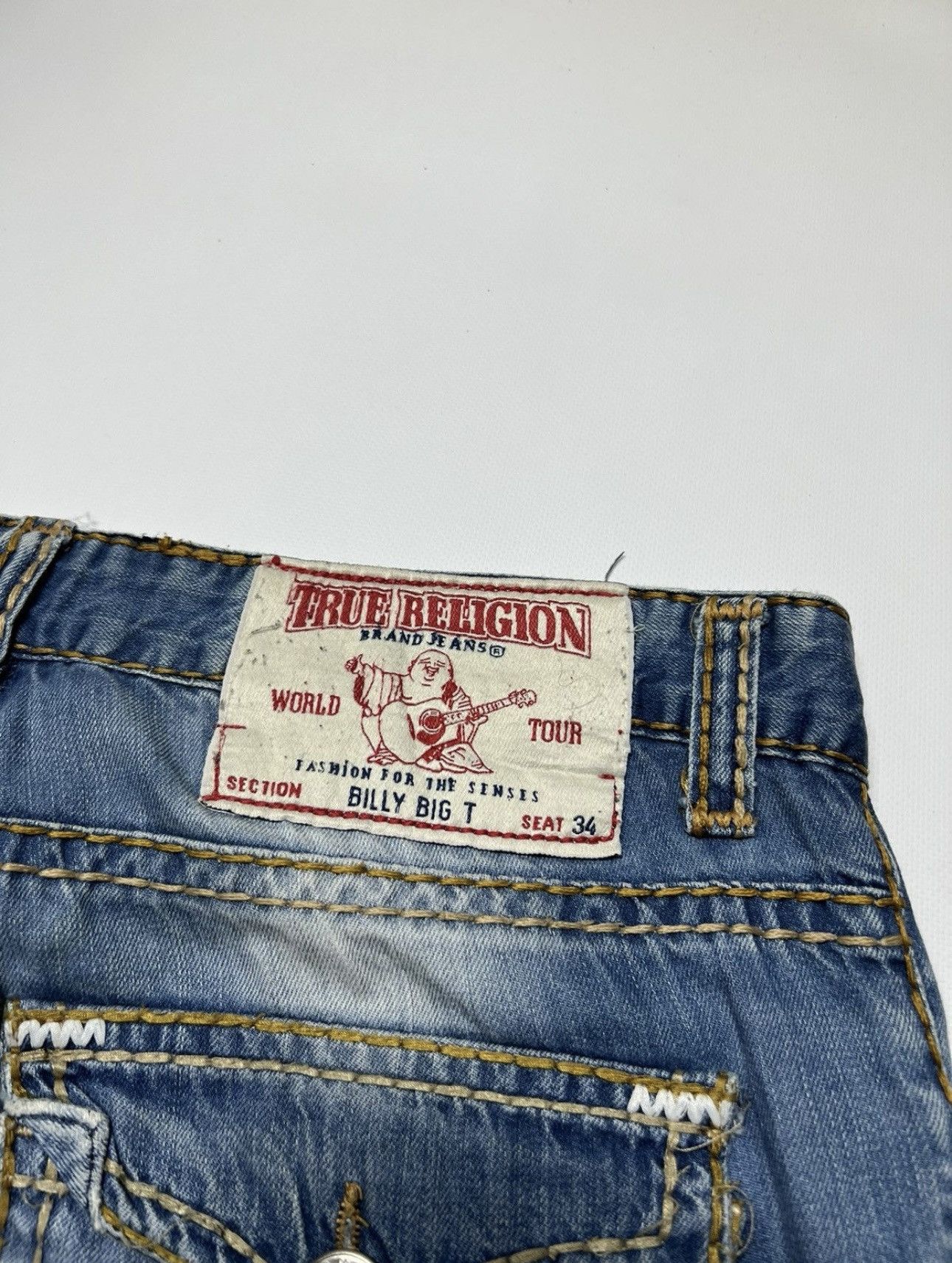 True Religion × Vintage Vintage Custom True Religion USA Denim Jeans Size US 36 / EU 52 - 6 Thumbnail