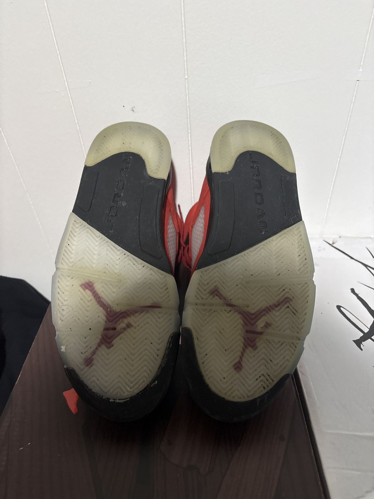 Jordan Brand Jordan 5 Retro Ragging Bull Red Size US 9 / EU 42 - 3 Thumbnail