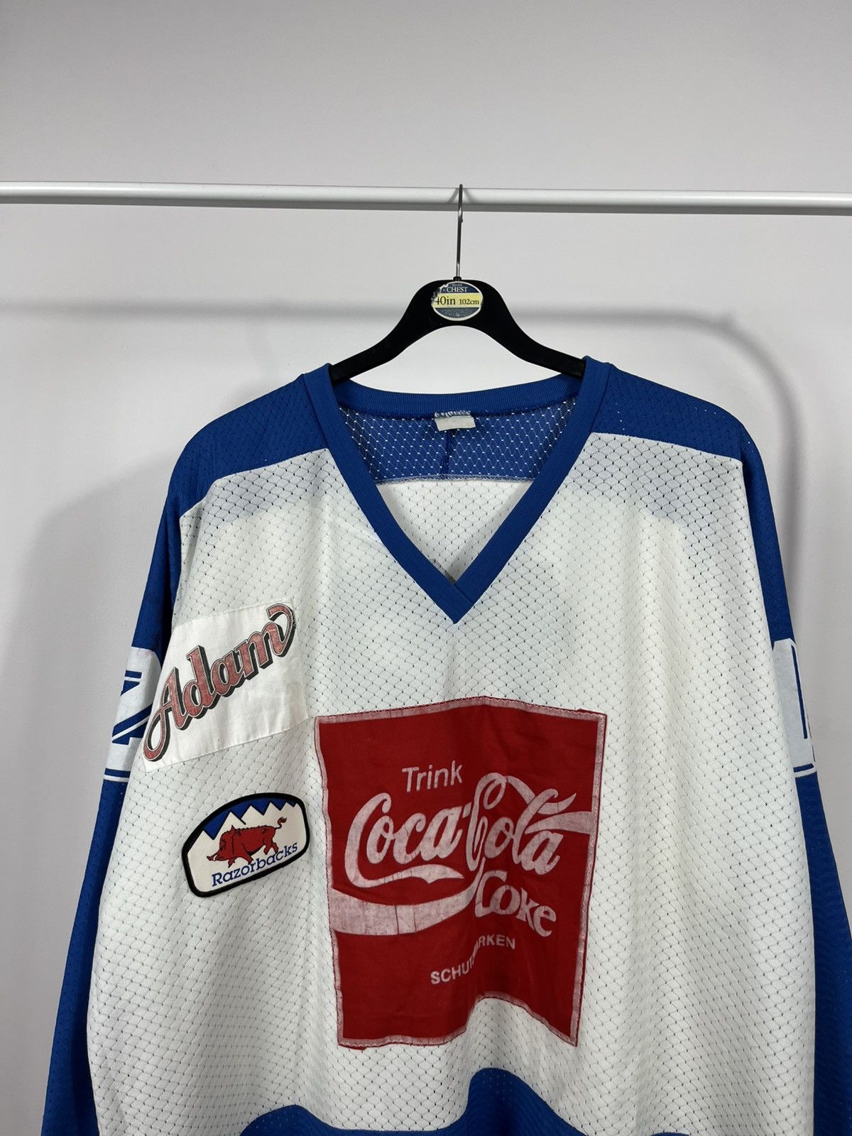 Vintage Vintage Coca-Cola Ice Hockey Jersey Innsbruck #12 Size US XL / EU 56 / 4 - 2 Thumbnail