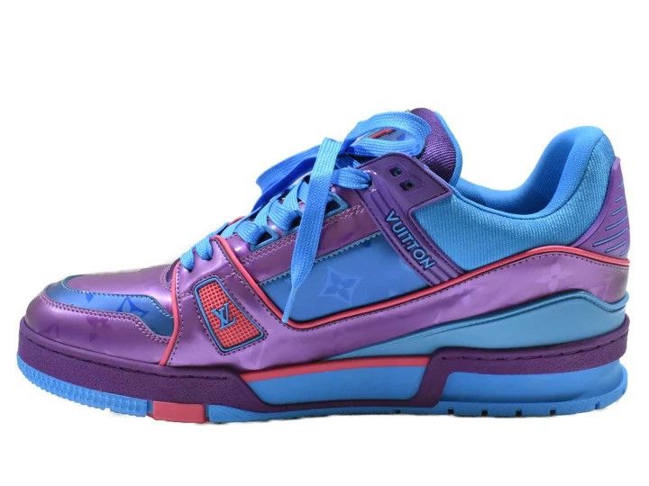 Louis Vuitton LOUIS VUITTON Trainers 'Blue Purple” Size US 9 / EU 42 - 4 Thumbnail