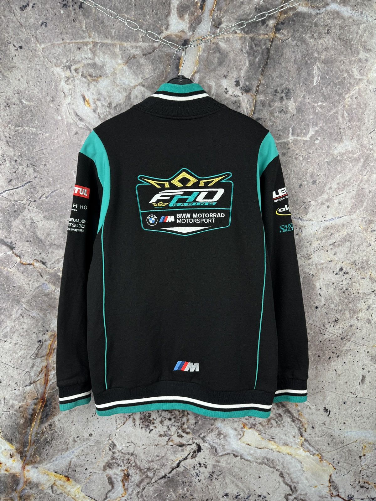 BMW BMW Motorrad Team Racing Jacket Black Green Zip Up Moto GP Size US XXL / EU 58 / 5 - 14 Thumbnail