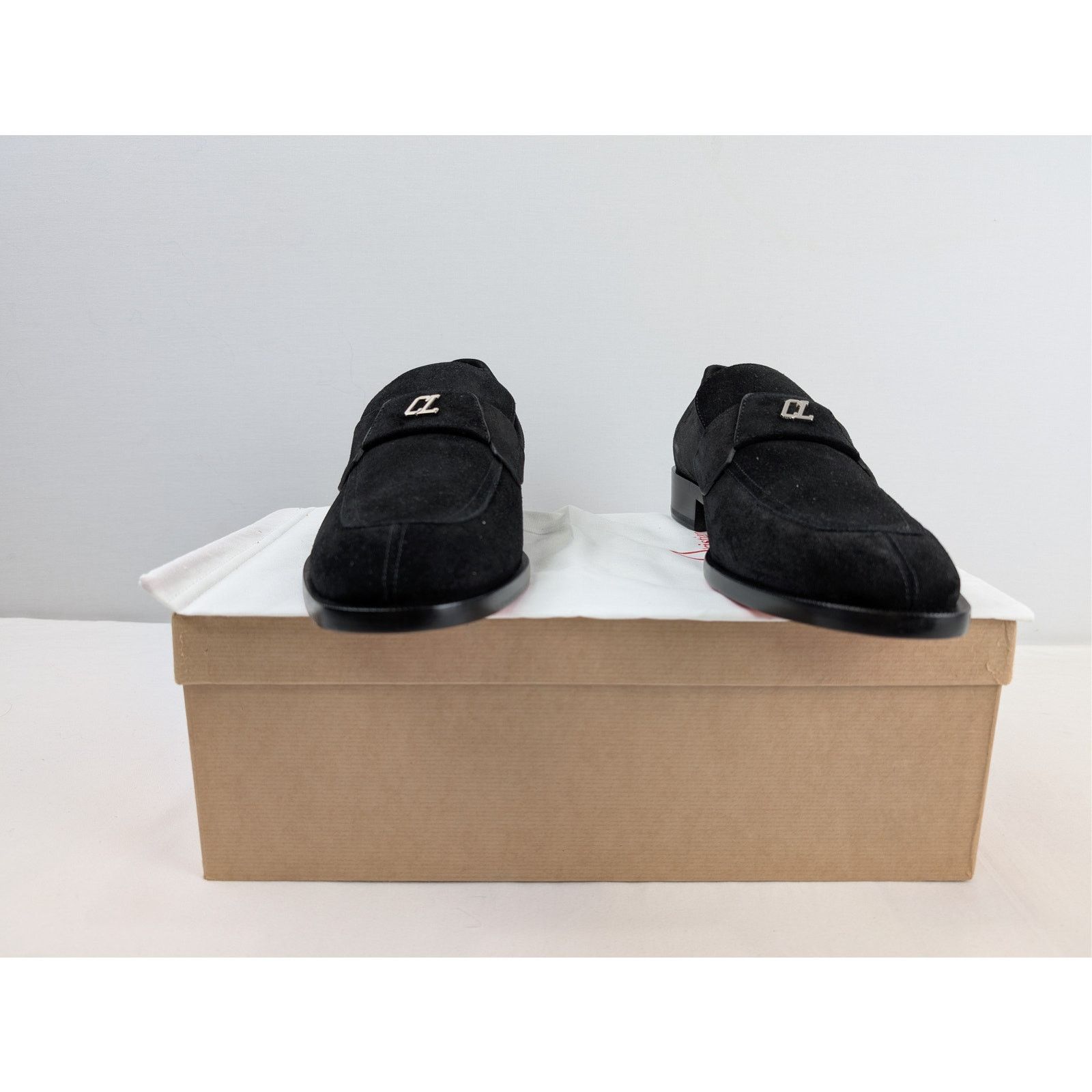 Christian Louboutin o1rshd1 Varsimoc Flat shoe Boots in Black 44.5 Size US 11.5 / EU 44-45 - 18 Thumbnail