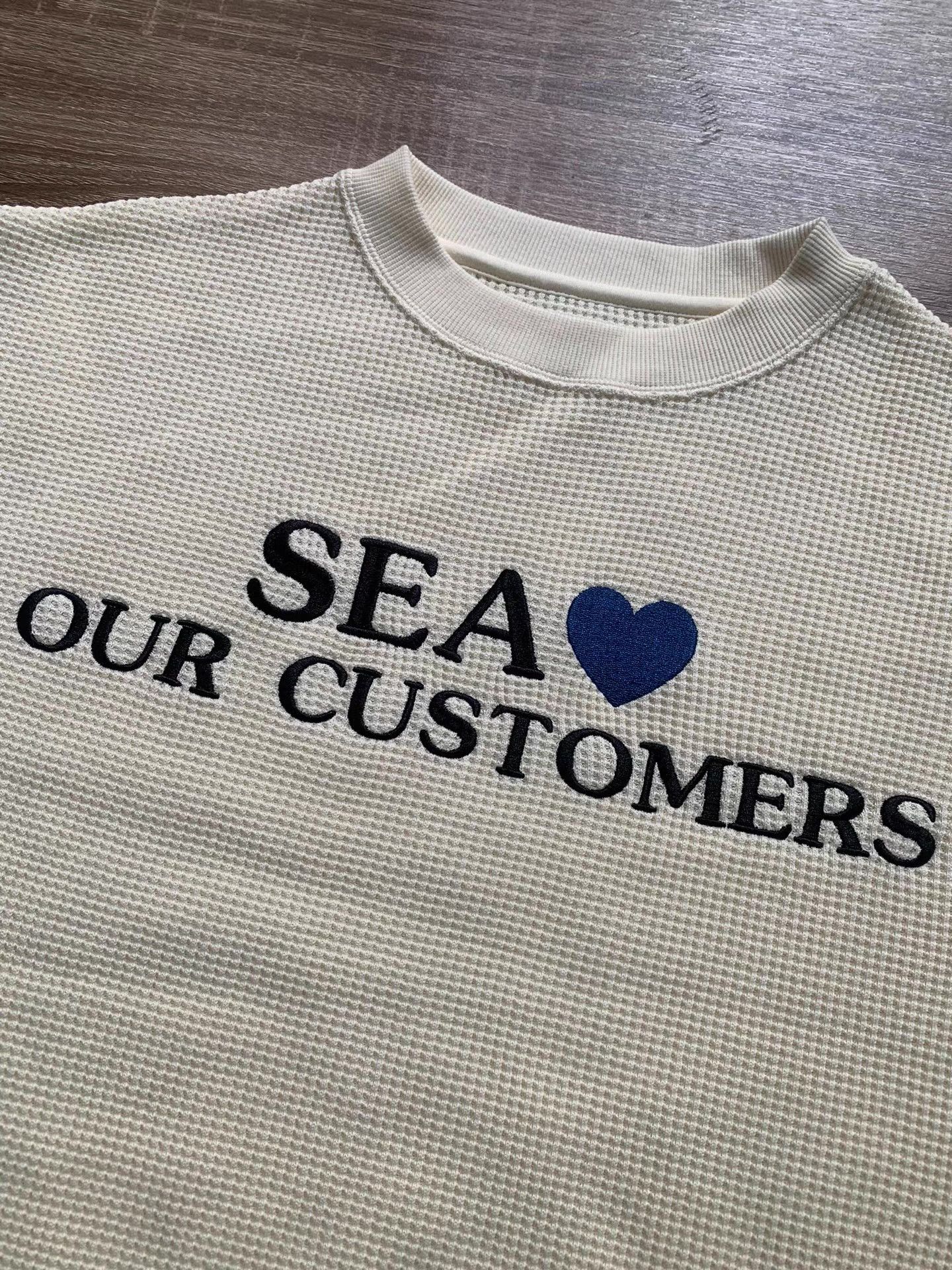 Supreme WIND AND SEA Waffle Crew Neck Shirt Ｑ22 Size US M / EU 48-50 / 2 - 6 Thumbnail