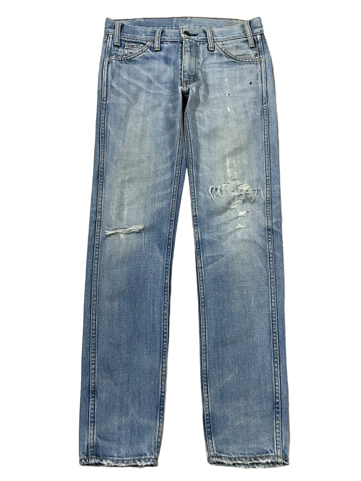 Levi's Vintage Clothing 1990s Levi’s 501 Orange Tab Big E Lot 68606 Distressed Jeans Size US 29 - 1 Thumbnail