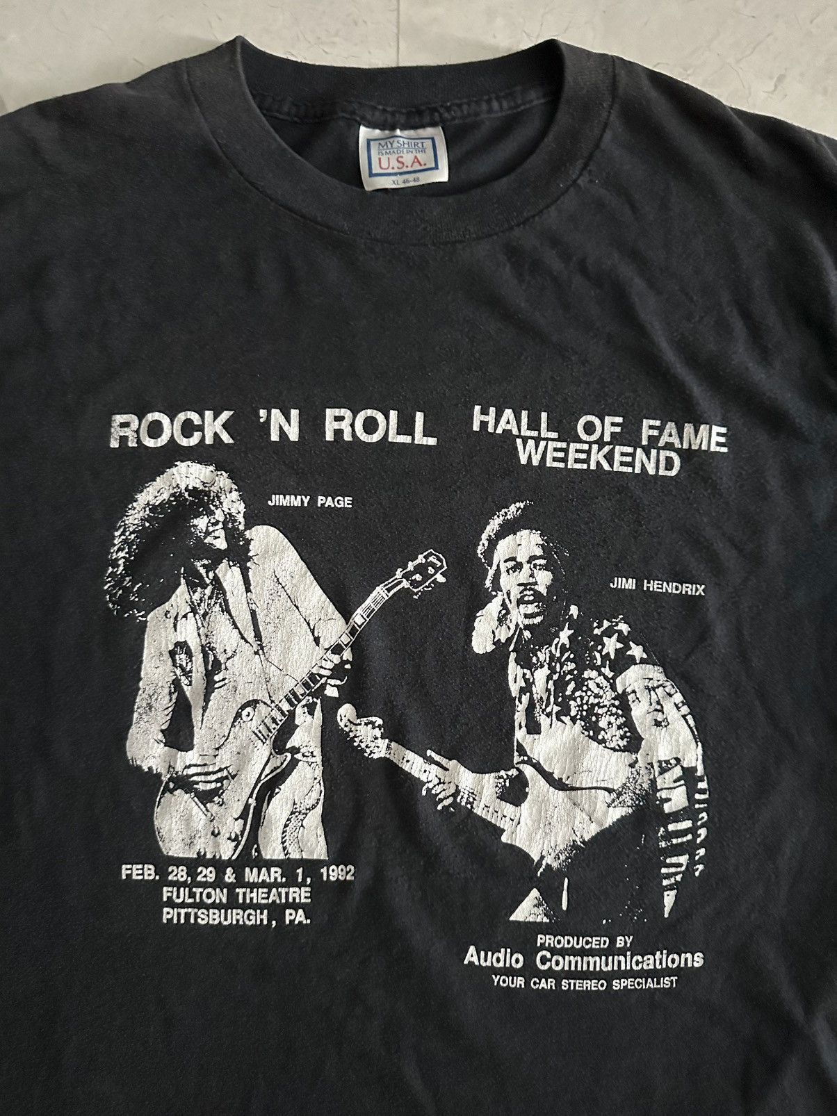 Jimmy Page Jimi Hendrix Rock T-Shirt