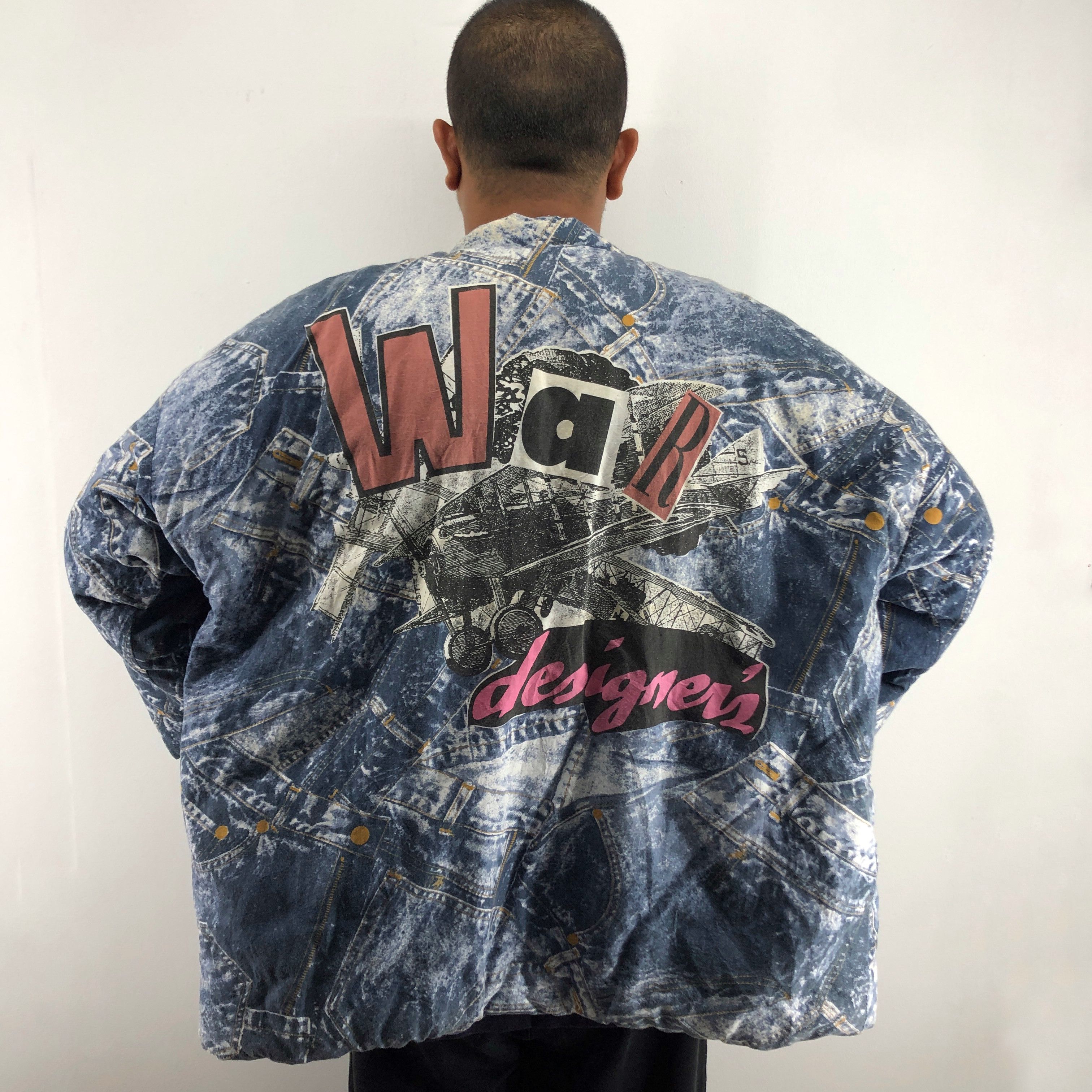 Japanese Brand Rare WAR DESIGNERS by LUCKY RULER Kimono #2612-93 Size US XL / EU 56 / 4 - 2 Thumbnail