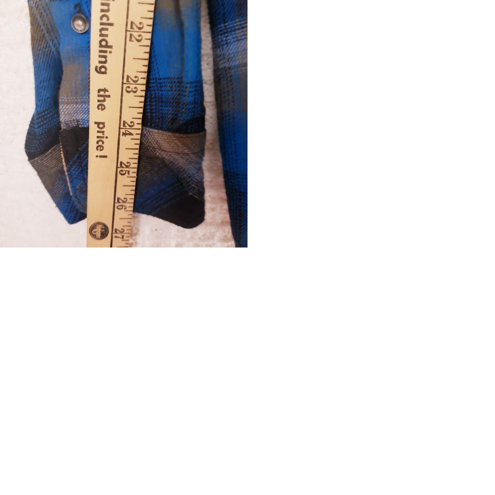 Vintage VINTAGE Legendary Whitetails Buck Camp Flannel Shirt XL Plaid Blue Cotton Long Sleeve Button-Up Pockets Mens Size US XL / EU 56 / 4 - 9 Thumbnail