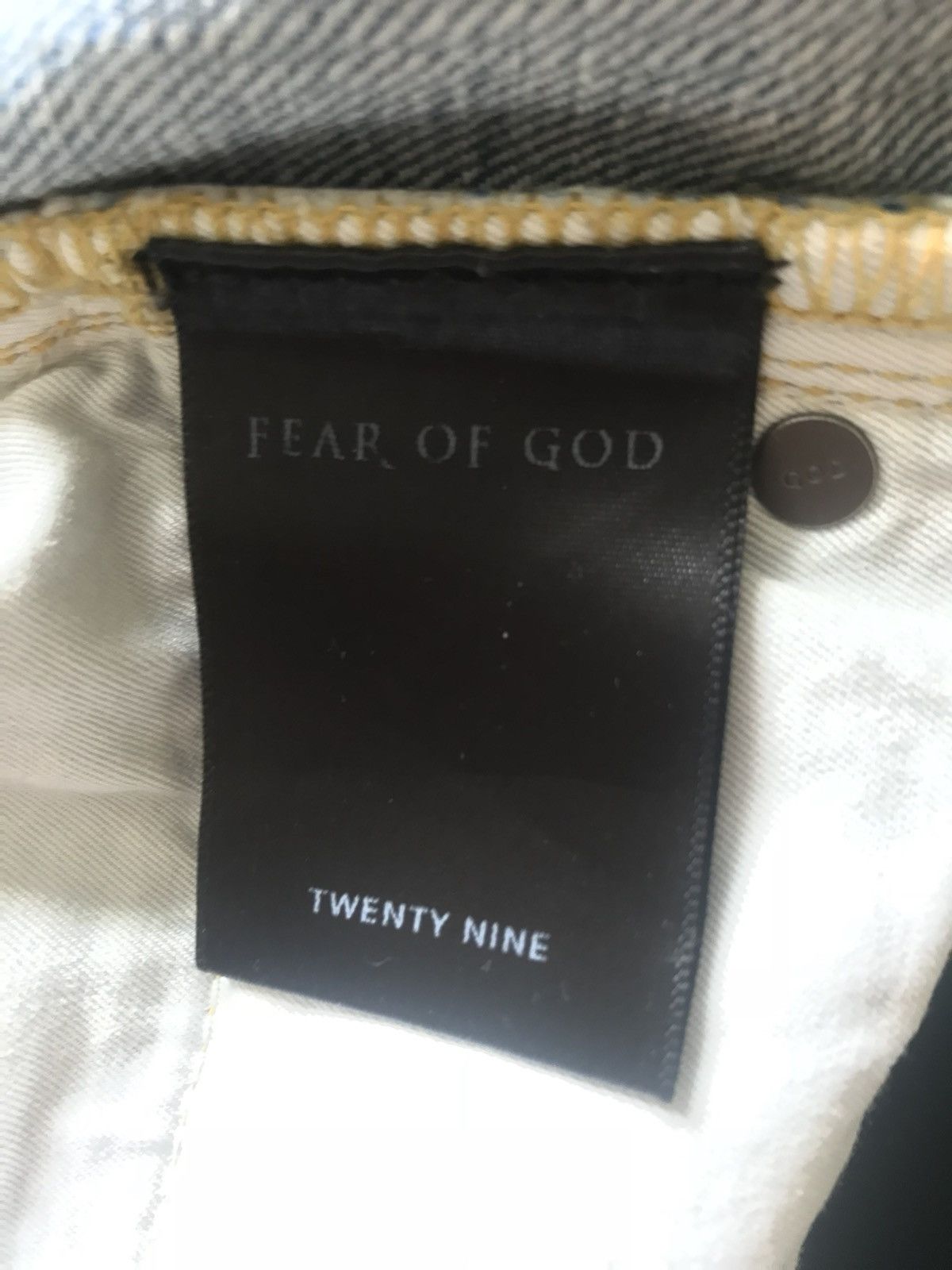 Fear of God Fear of God 4th Collection Selvedge Denim Jeans Size US 29 - 9 Thumbnail