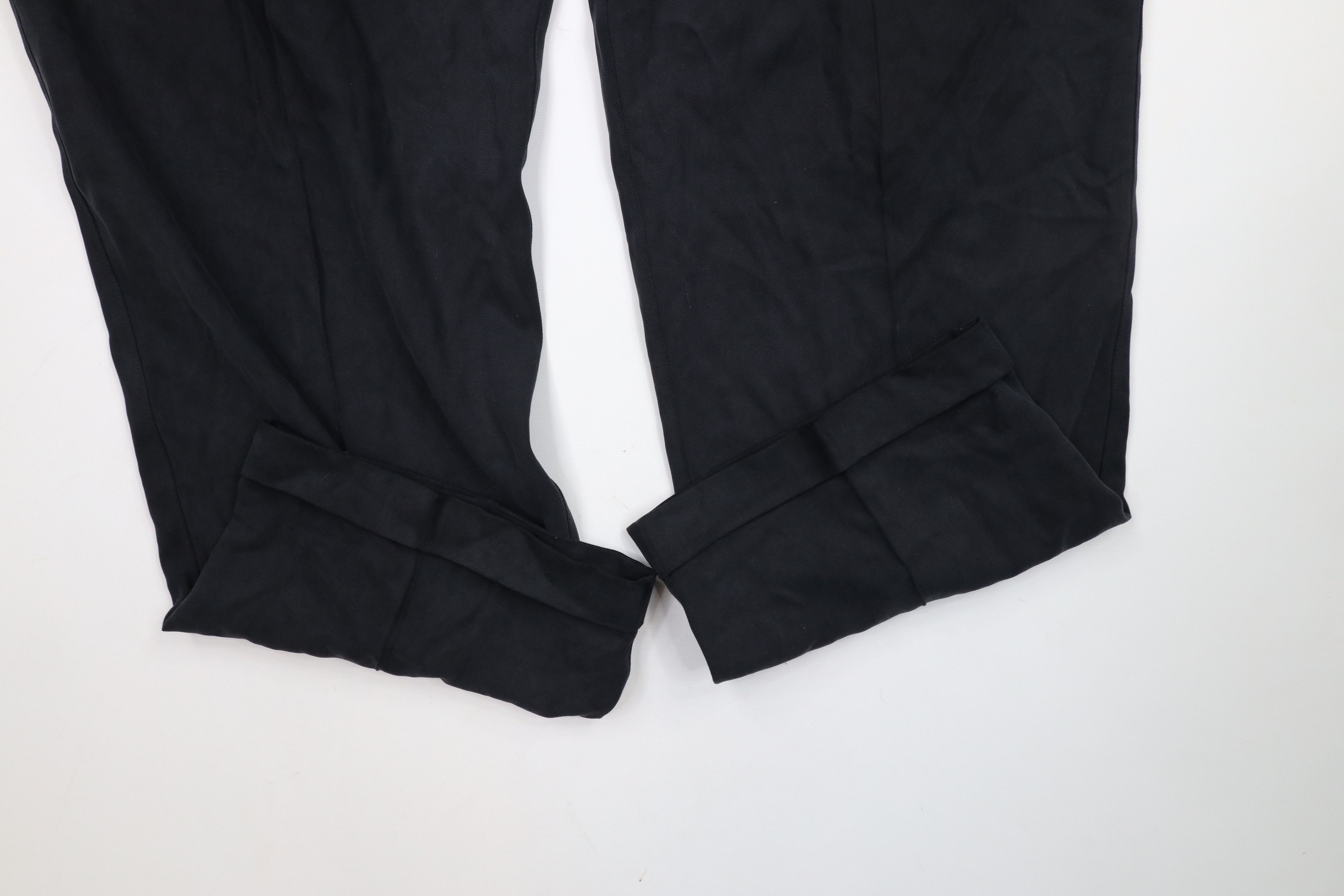 Vintage Vintage 90s Streetwear Wide Leg Herringbone Silk Pants Size US 40 / EU 56 - 5 Thumbnail