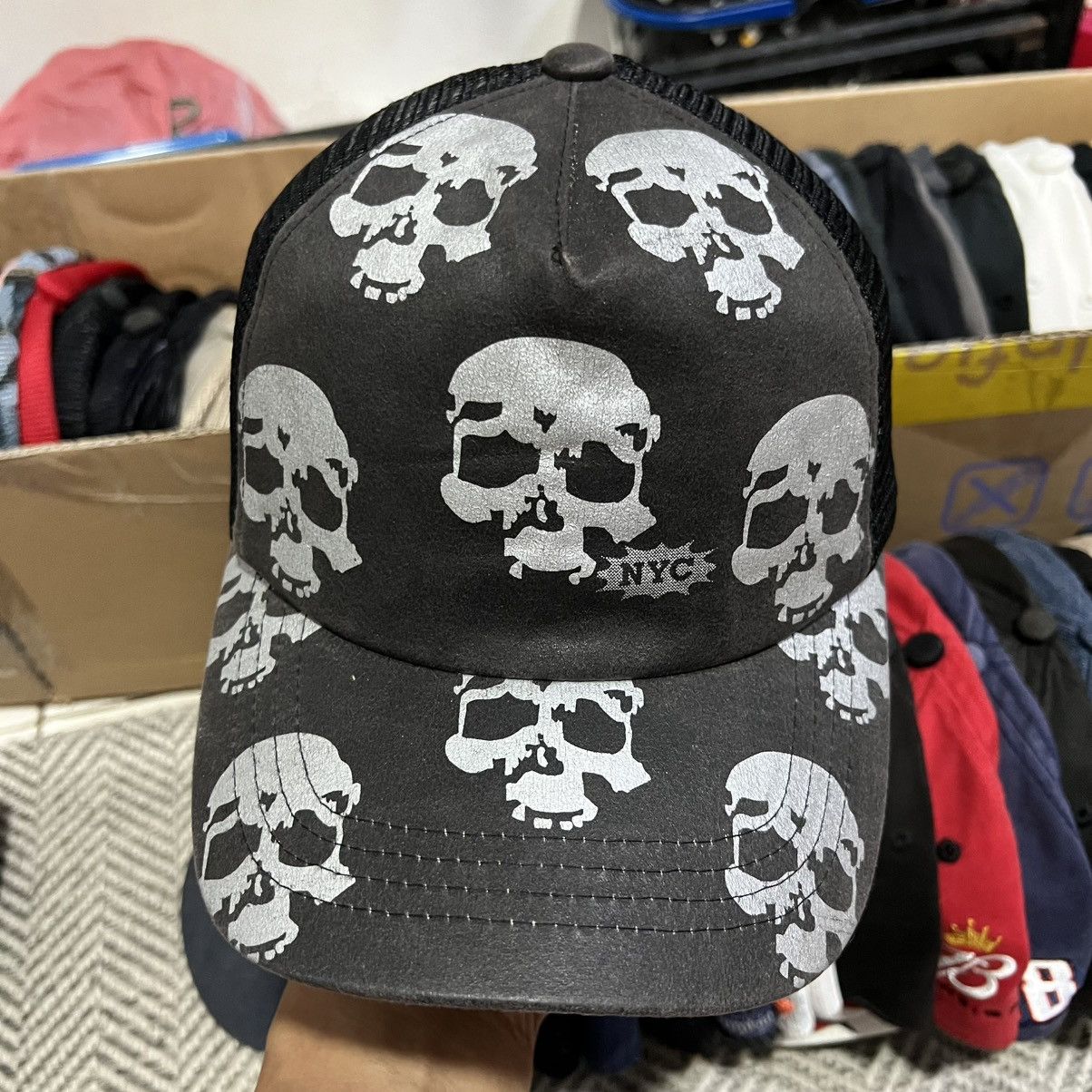 Tripp NYC Skull Seditionaries Rock n Roll Trucker mesh cap Size ONE SIZE - 1 Thumbnail