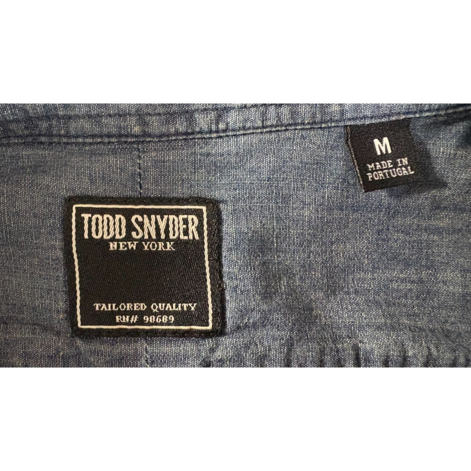Todd Snyder Todd Snyder Denim Overshirt Size Medium color Indigo Blue NW Size US M / EU 48-50 / 2 - 2 Thumbnail