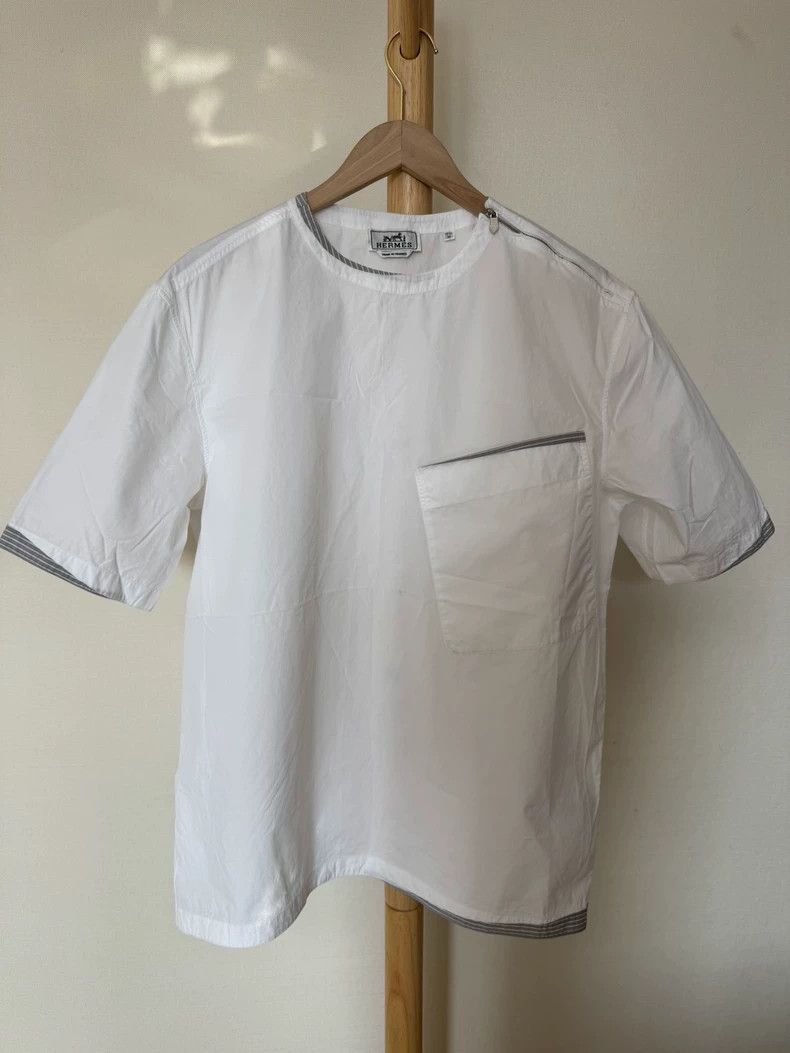 Hermes Hermes Short Sleeve Jacket Shirt - dmc Size US M / EU 48-50 / 2 - 1 Thumbnail