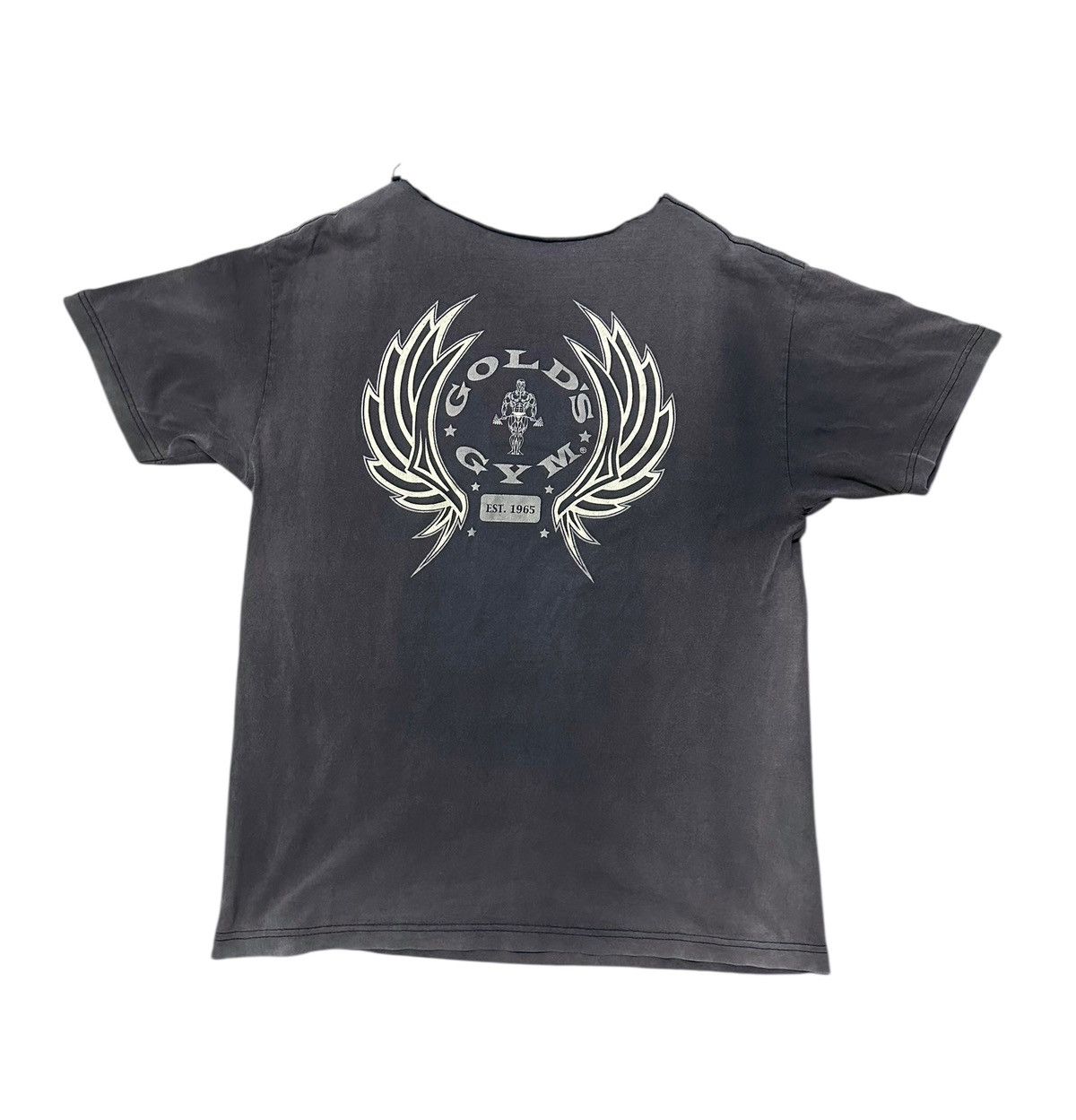 Vintage Vintage Gold’s gym tshirt Size US L / EU 52-54 / 3 - 1 Thumbnail