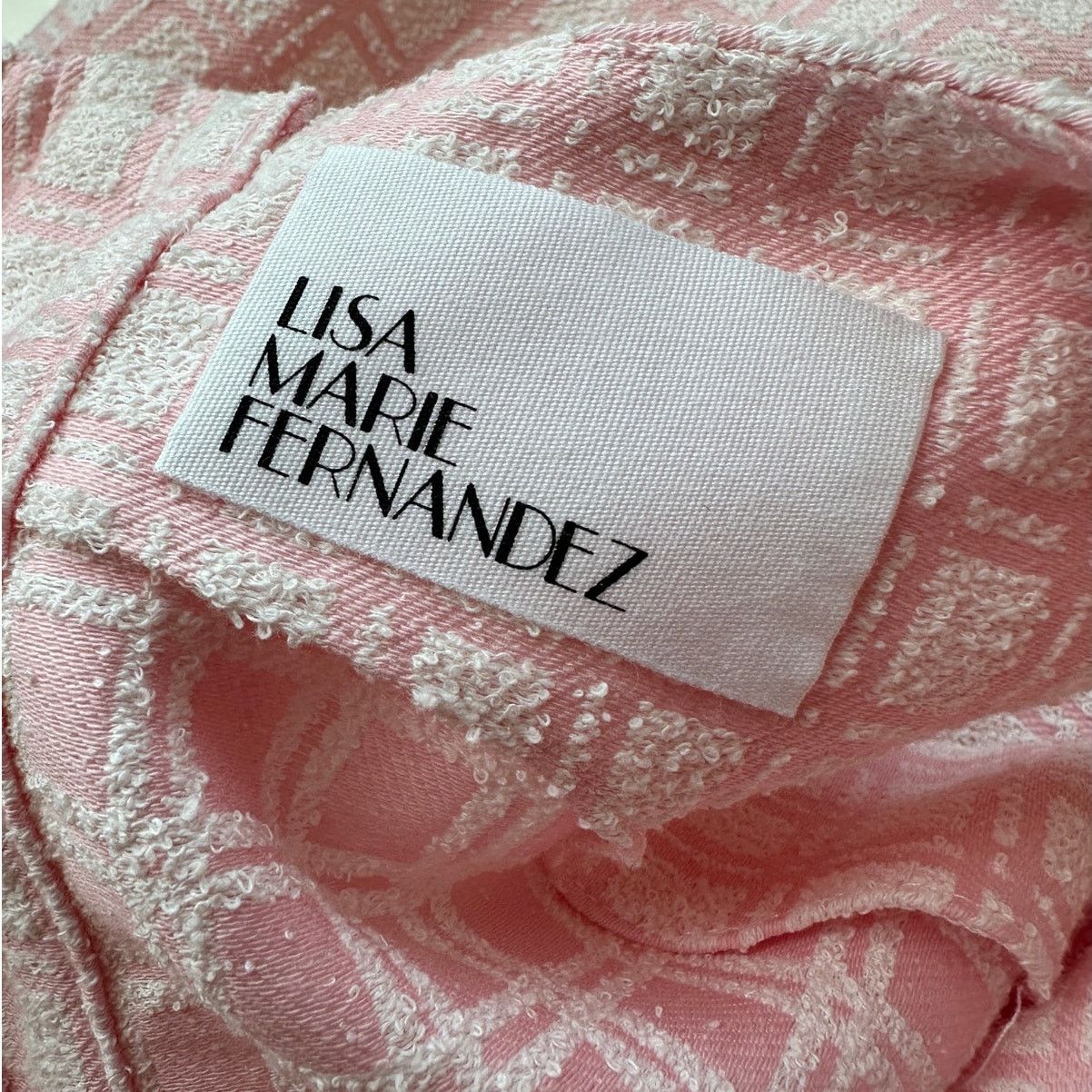 Lisa Marie Fernandez Lisa Marie Fernandez Checked Boucle Back Button Sleeveless 4 Size L / US 10 / IT 46 - 8 Thumbnail