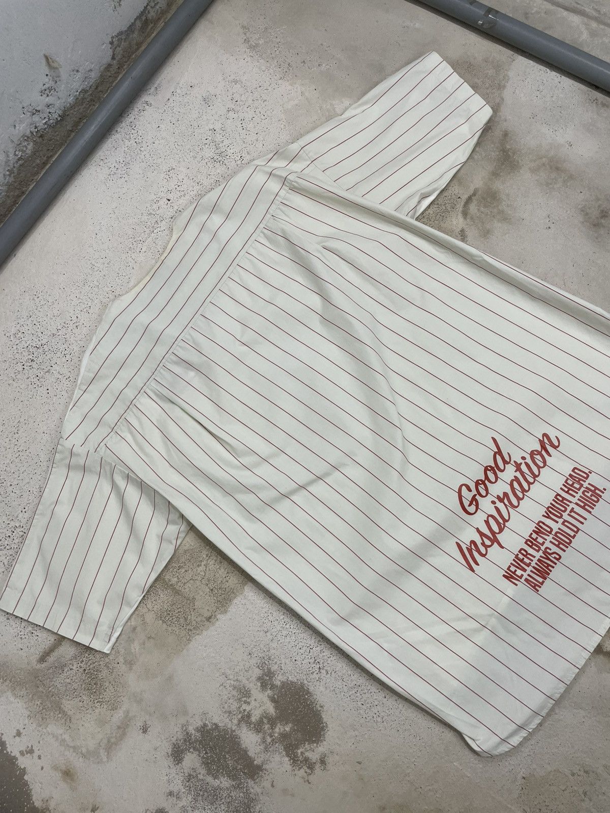 GU × Maison MIHARA YASUHIRO Cream Oversize Baseball Jersey Im Future Good Inspiration Size US M / EU 48-50 / 2 - 9 Thumbnail