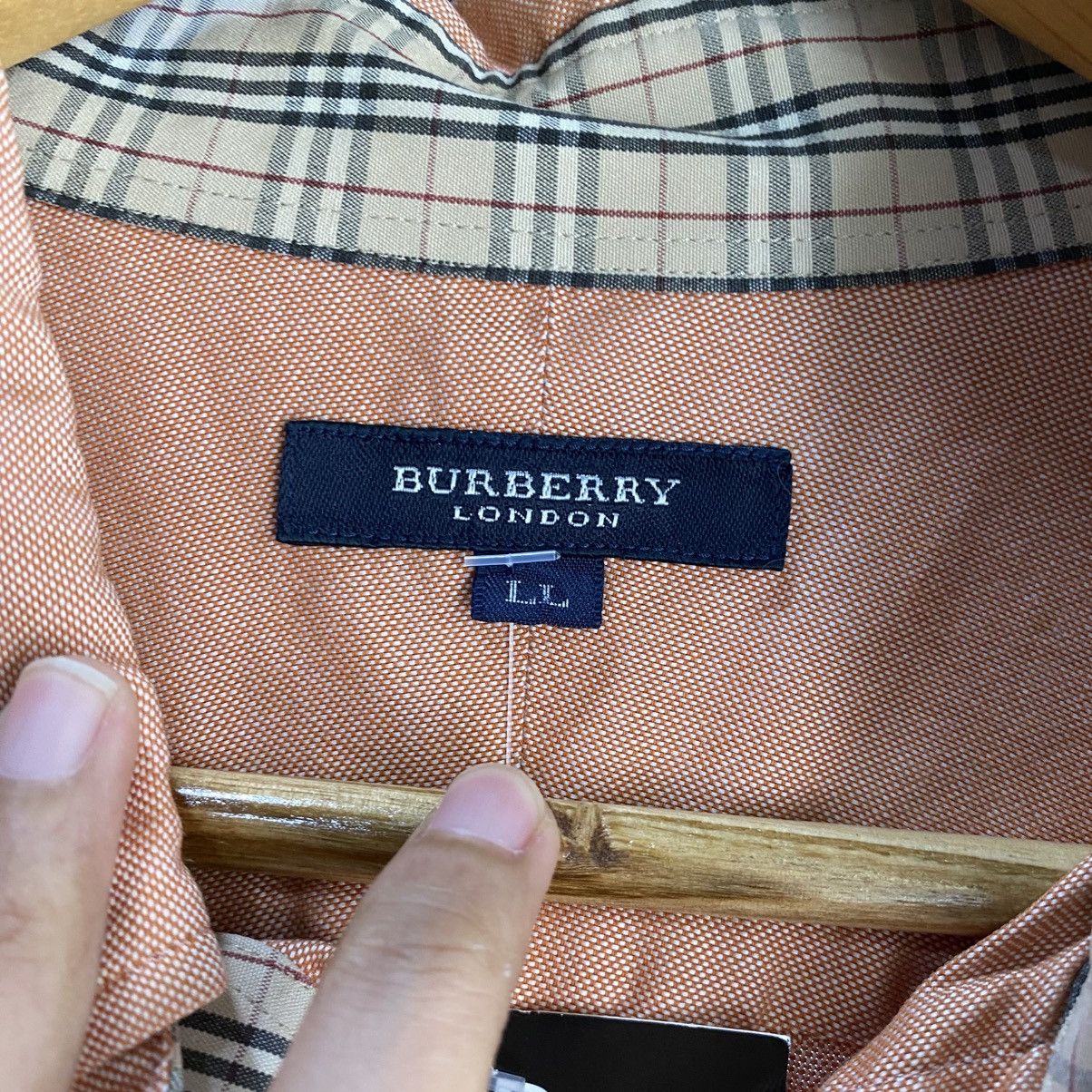 Burberry × Vintage BURBERRY LONDON Pocket Shirt Fashion Casual Style Size US XL / EU 56 / 4 - 9 Thumbnail