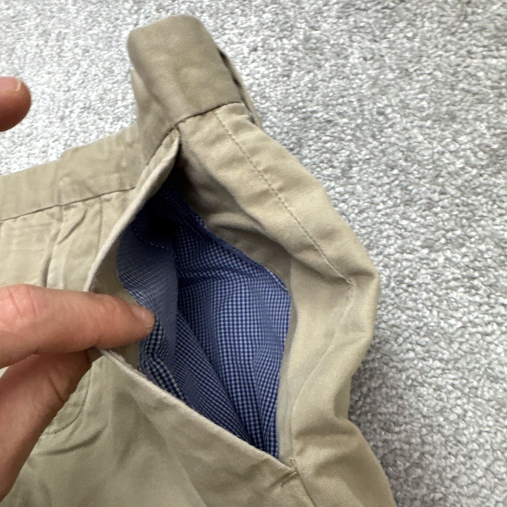Banana Republic Banana Republic Slim Fit Chino Pants Mens 34x30 Khaki Brown Classic Smart Casual Size US 34 / EU 50 - 7 Thumbnail