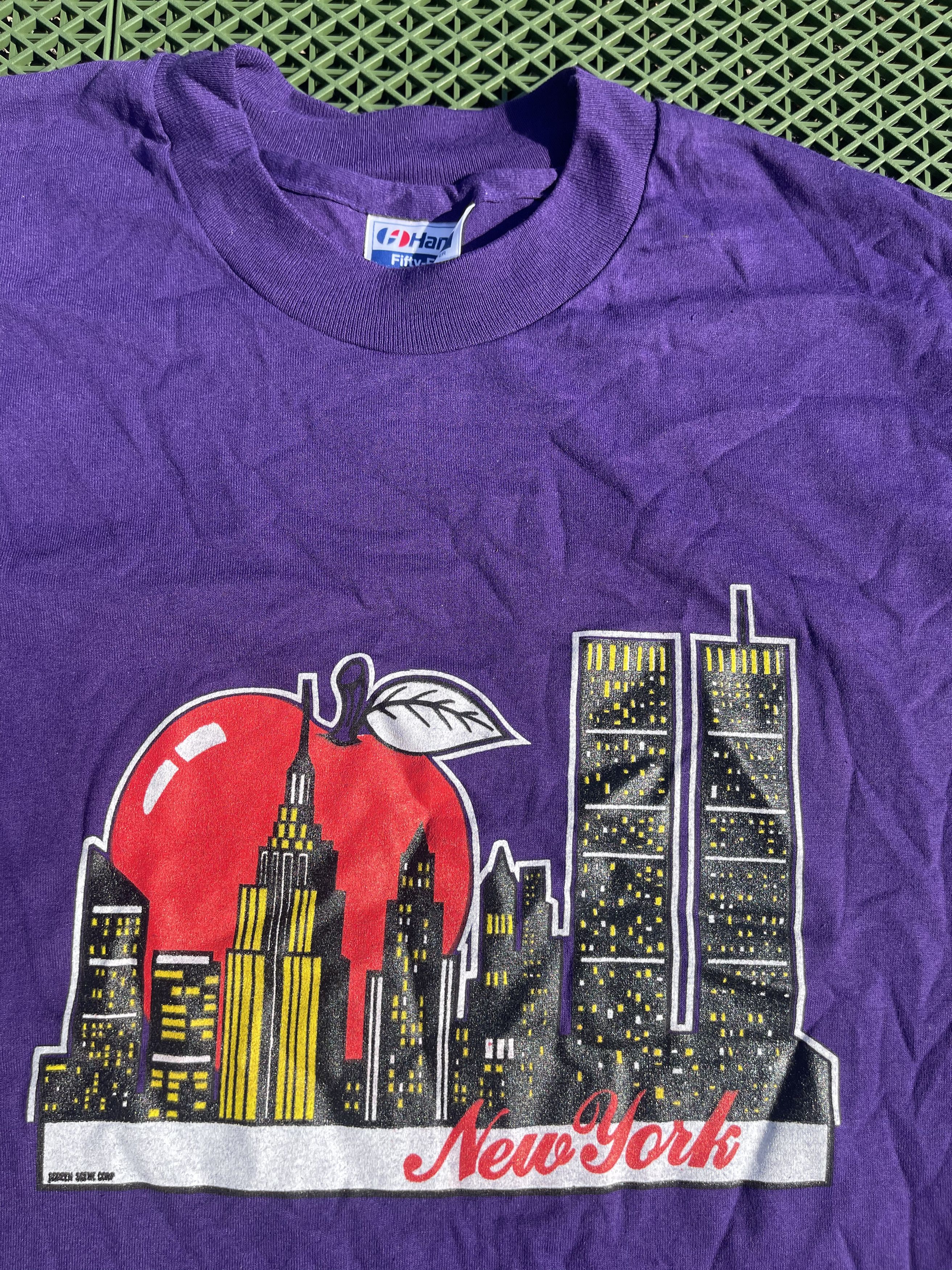 Vintage Twin Towers 90's New York City Vintage NYC T-Shirt Size US M / EU 48-50 / 2 - 4 Thumbnail