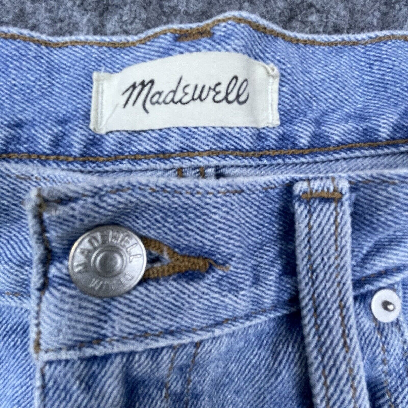 Madewell Madewell Jeans Womens 30 Baggy Straight Mom Thrashed Ripped Size 30" / US 8 / IT 44 - 4 Thumbnail