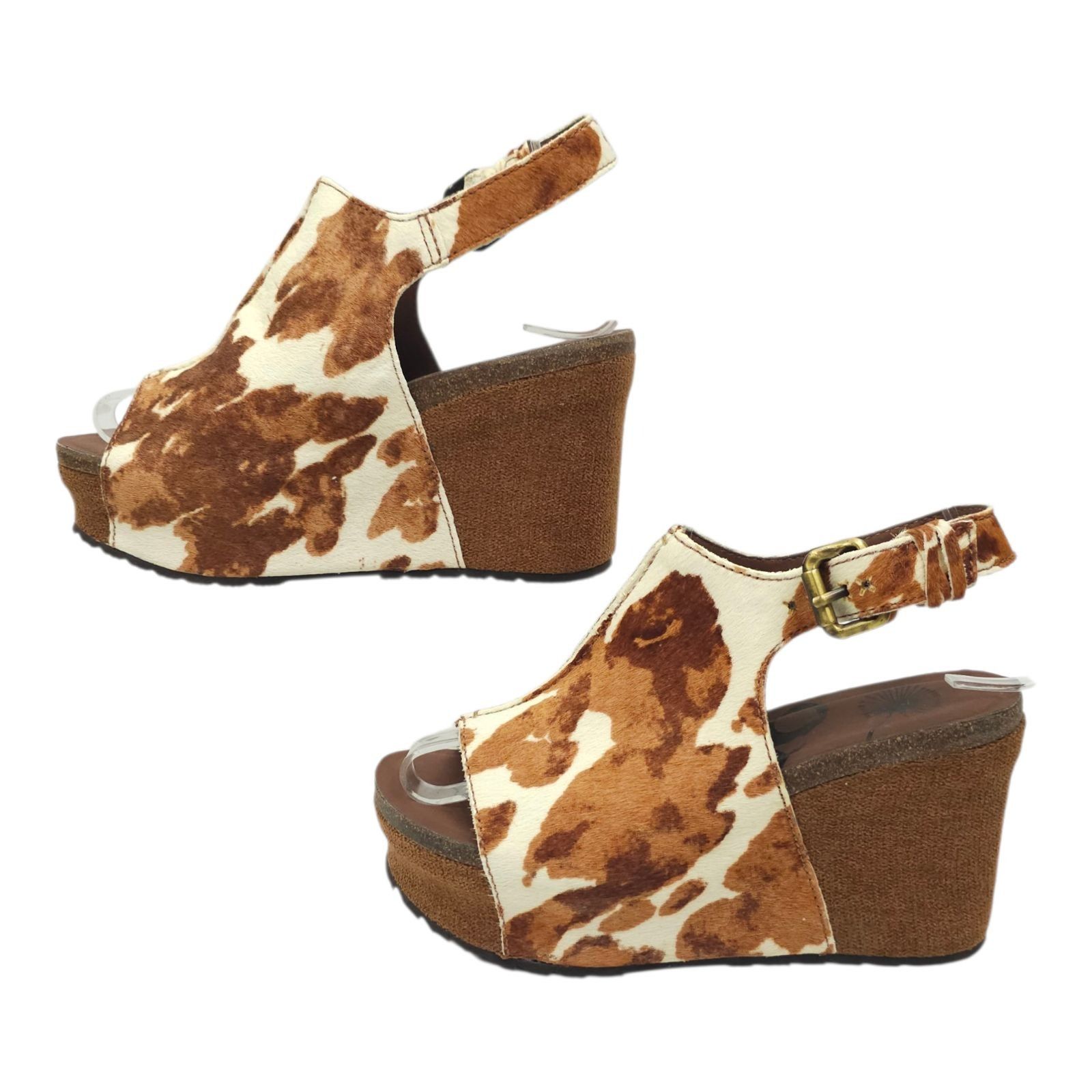 Other OTBT Jaunt Platform Wedge Sandals Womens Size 6 Cow Print Size US 6 / IT 36 - 1 Thumbnail