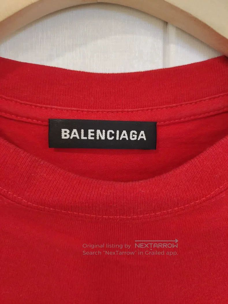 Balenciaga Balenciaga Logo Printed Short Sleeve T-Shirt Size US M / EU 48-50 / 2 - 3 Thumbnail