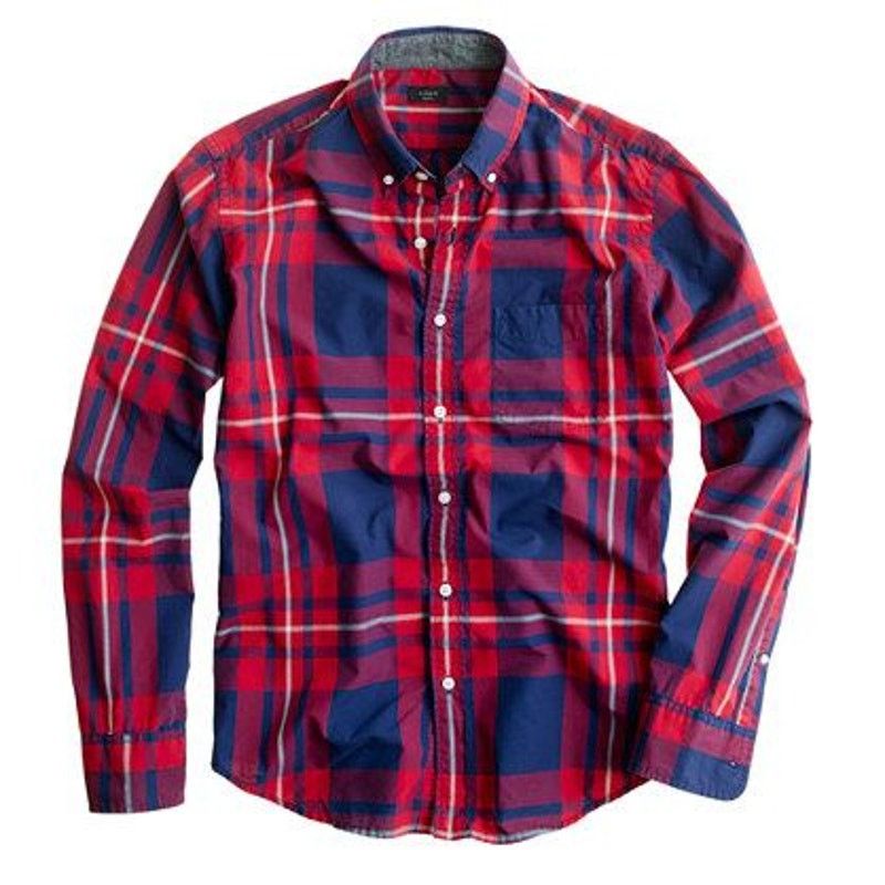 J.Crew J. CREW Tartan Plaid Shirt Men XL Long Sleeve Button Down Size US XL / EU 56 / 4 - 1 Thumbnail