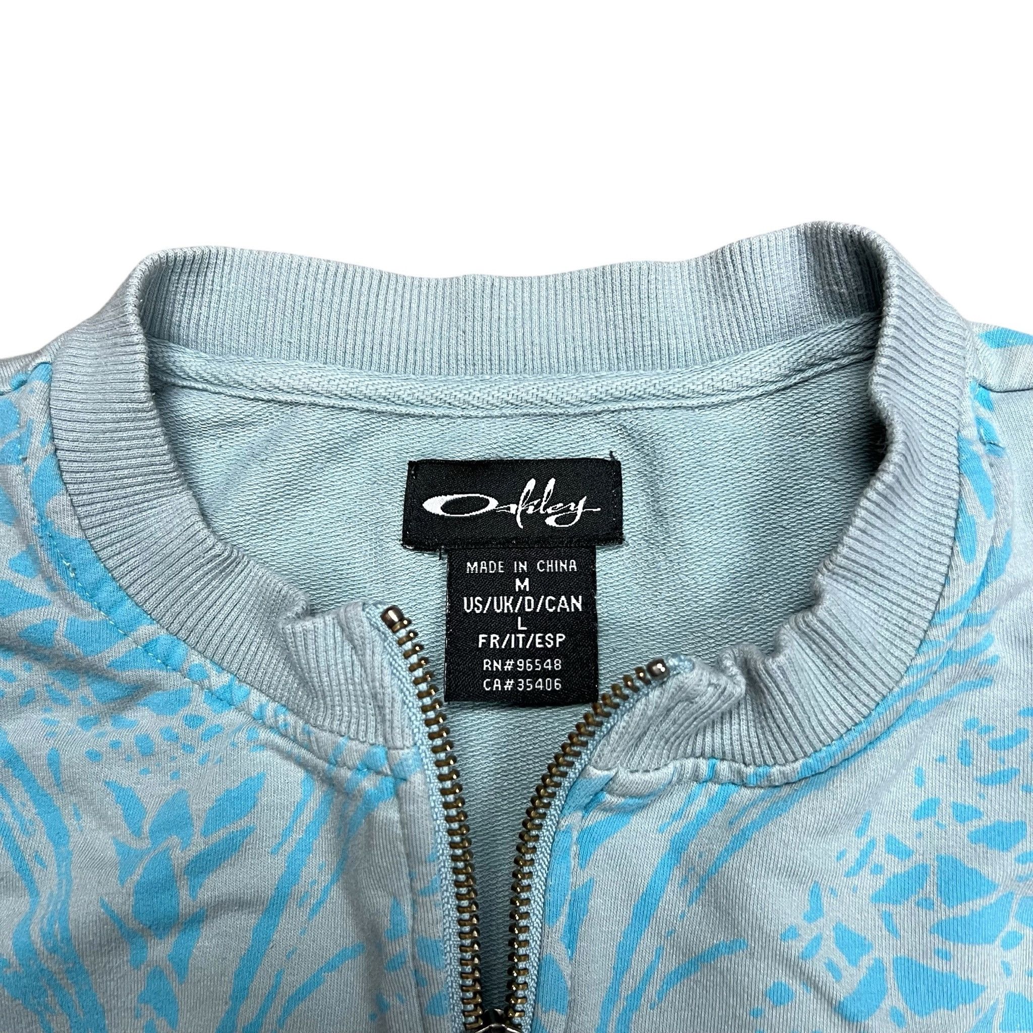 Oakley Vintage Y2K Oakley All-over Print Zip-up Jacket - M Size M / US 6-8 / IT 42-44 - 3 Thumbnail