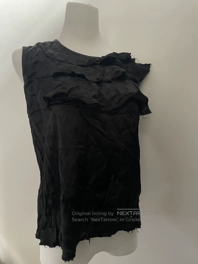 Comme des Garcons Comme Des Garcons Black Embroidered Floral Top Size S / US 4 / IT 40 - 5 Thumbnail