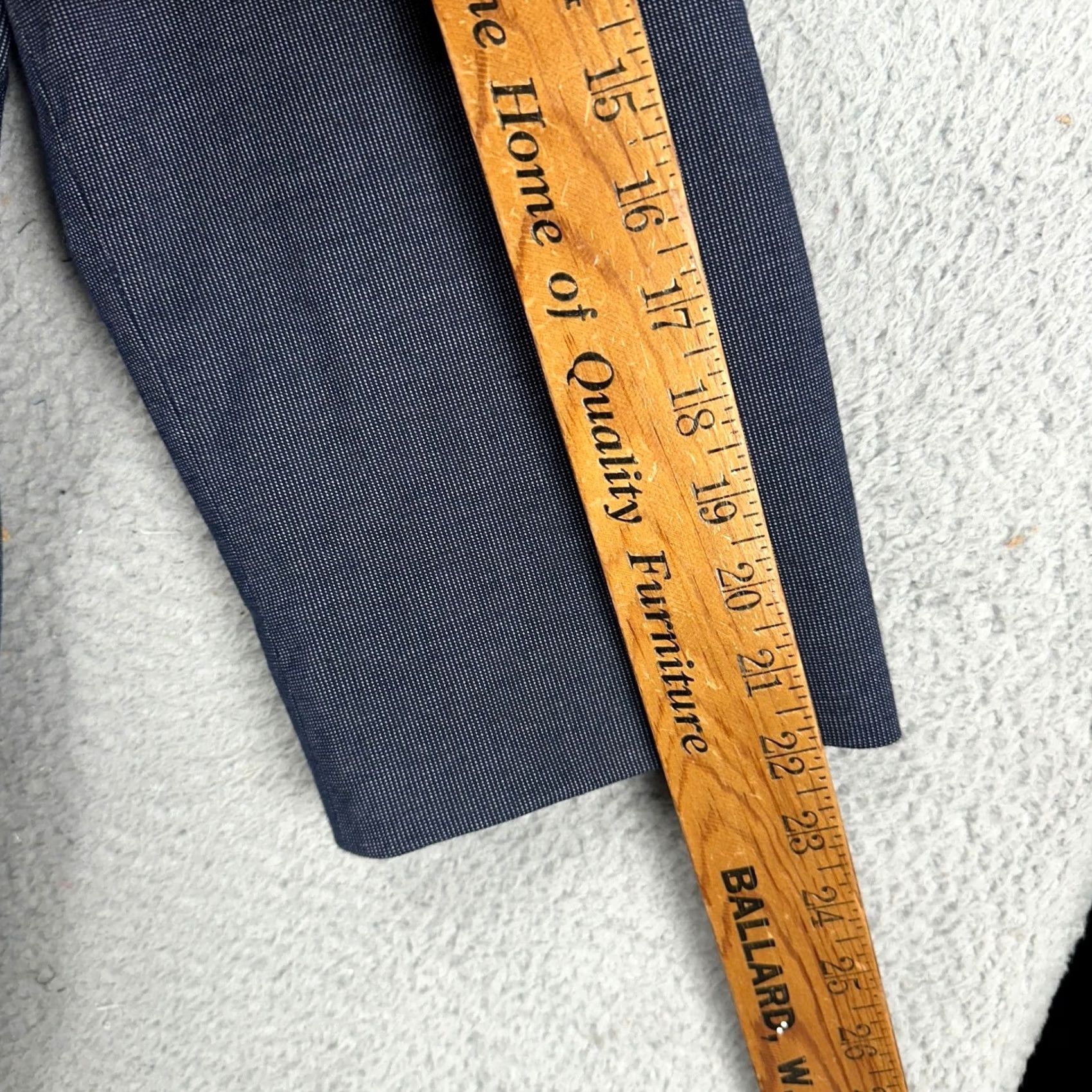 Old Navy Old Navy Women Blazer Shirt Sport Coat 2XL Navy Blue Stretch Pocket Long Sleeve Ladies Blazer Womens Size XXL / US 16-18 / IT 52-54 - 7 Thumbnail
