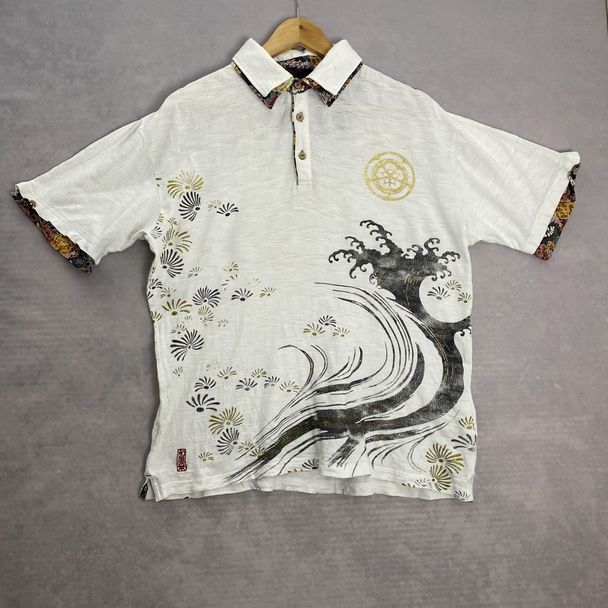 Japanese Brand Vintage Y2K Japanese Traditional Koi Fish Design Size US L / EU 52-54 / 3 - 1 Thumbnail
