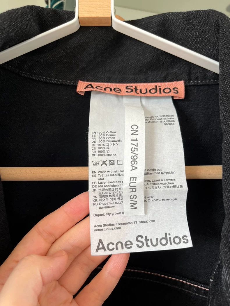 Acne Studios acne studios Black denim jacket 2504-Nextarrow Size US S / EU 44-46 / 1 - 6 Thumbnail