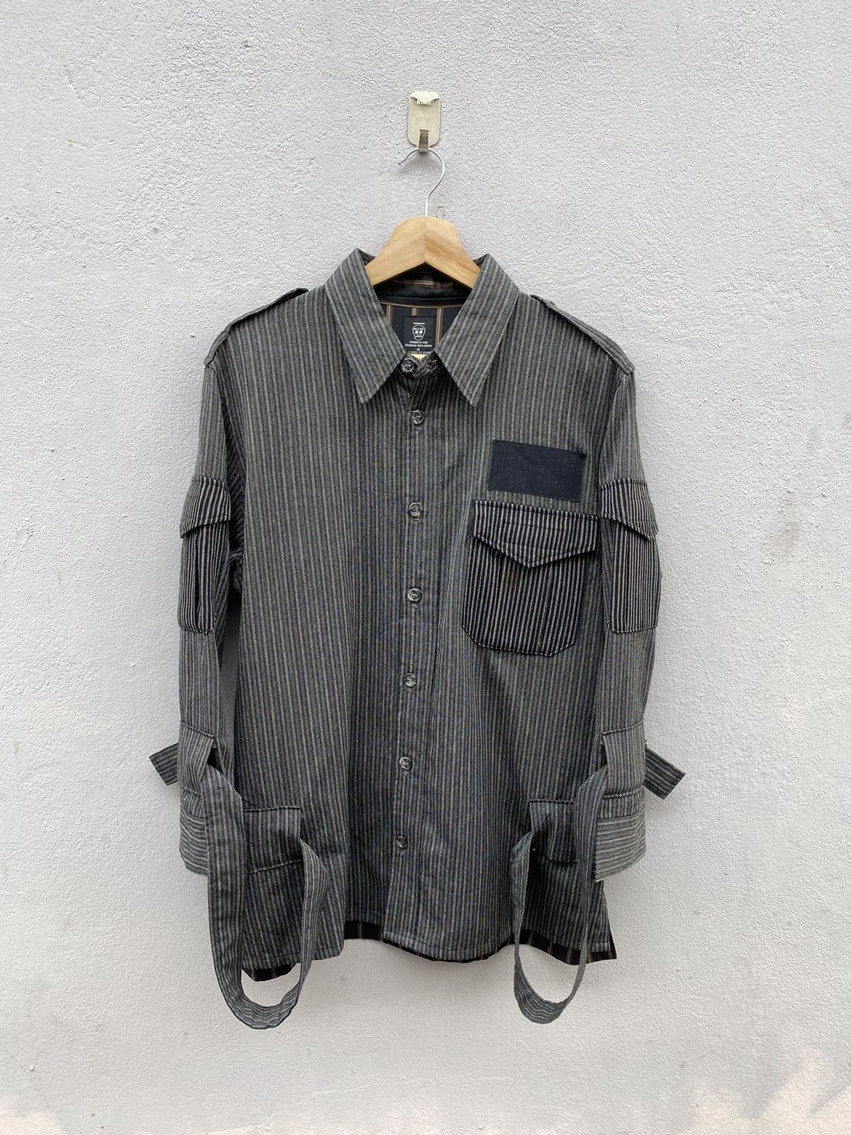 Japanese Brand × Seditionaries × Vintage Vintage 90s MILKBOY Bondage Hybrid Seditionaries/Punk Shirt Size US M / EU 48-50 / 2 - 3 Thumbnail