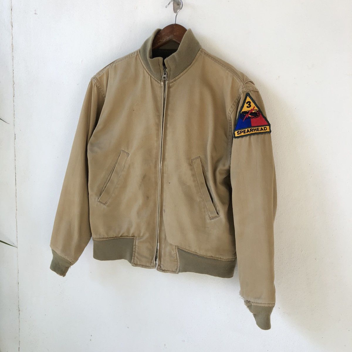 Alpha Industries × Vintage Alpha Industries Vintage Khakis Combat Jacket Size US S / EU 44-46 / 1 - 5 Thumbnail