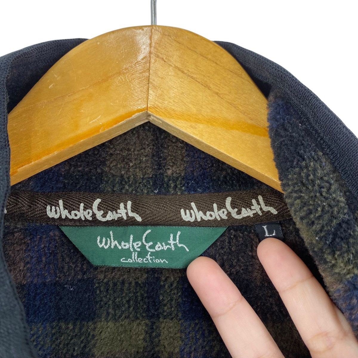 Vintage Vintage 90s WHOLE EARTH Descente Fleece Jacket Sherpa Size US M / EU 48-50 / 2 - 6 Thumbnail