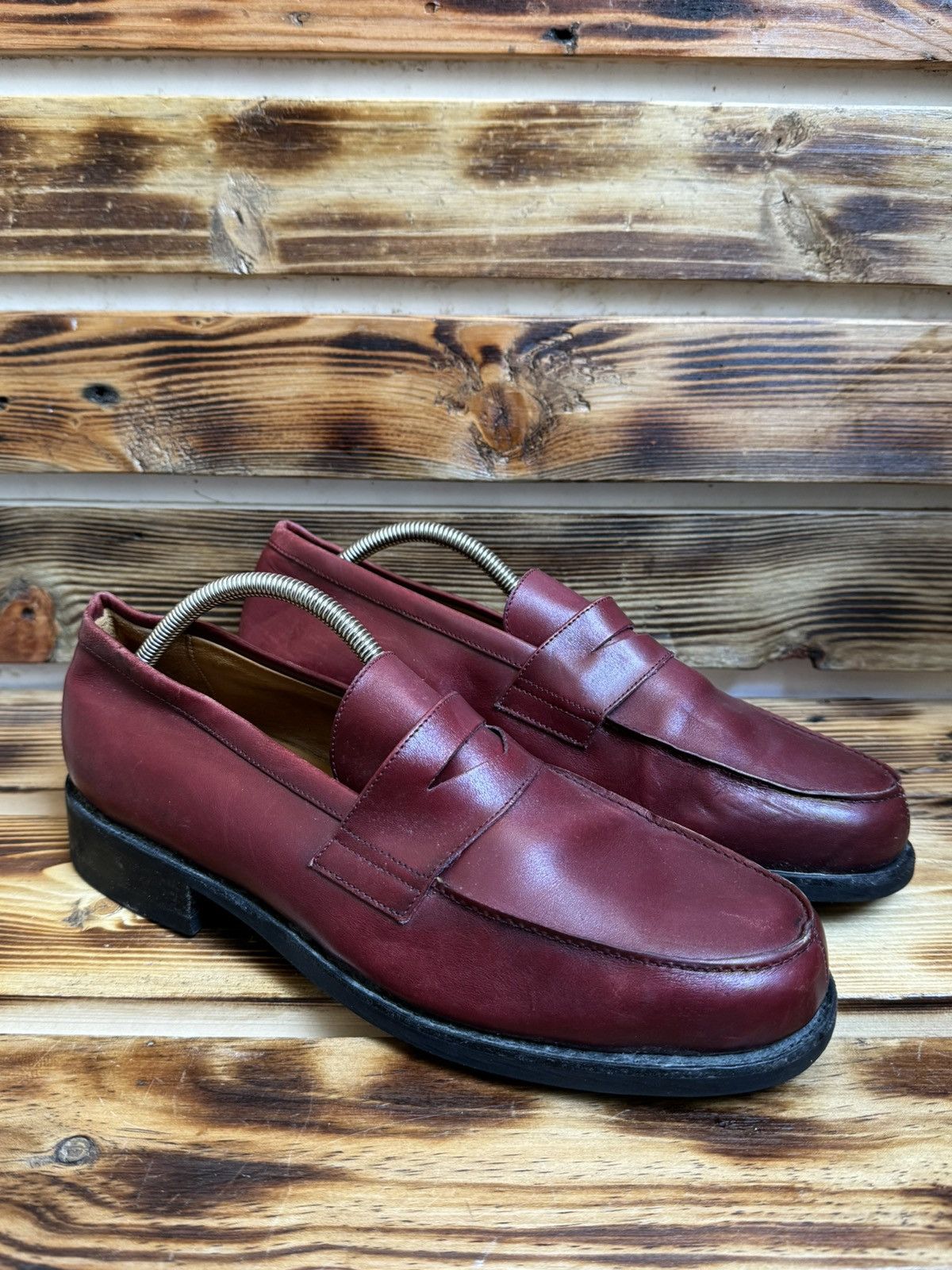 Paraboot Adonis moccasin leather loafers | Grailed
