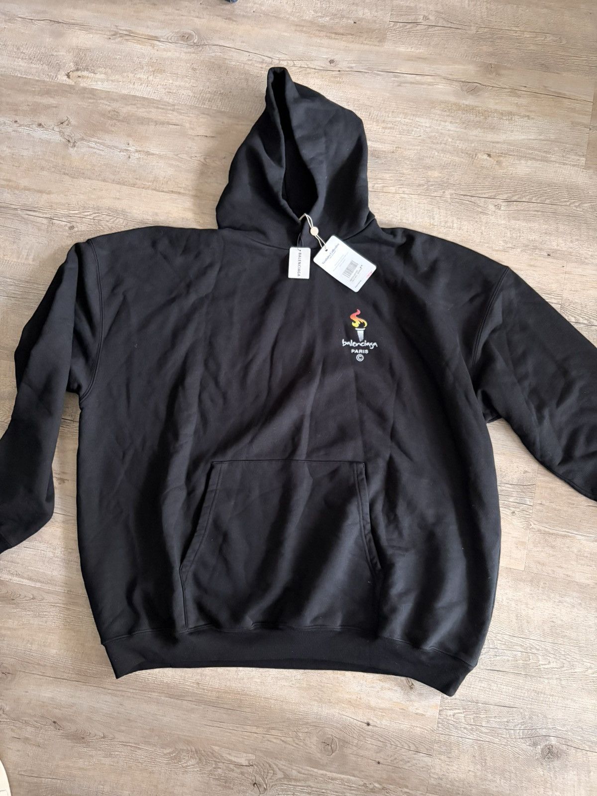 Balenciaga Balenciaga Paris Hoodie Size US M / EU 48-50 / 2 - 1 Thumbnail
