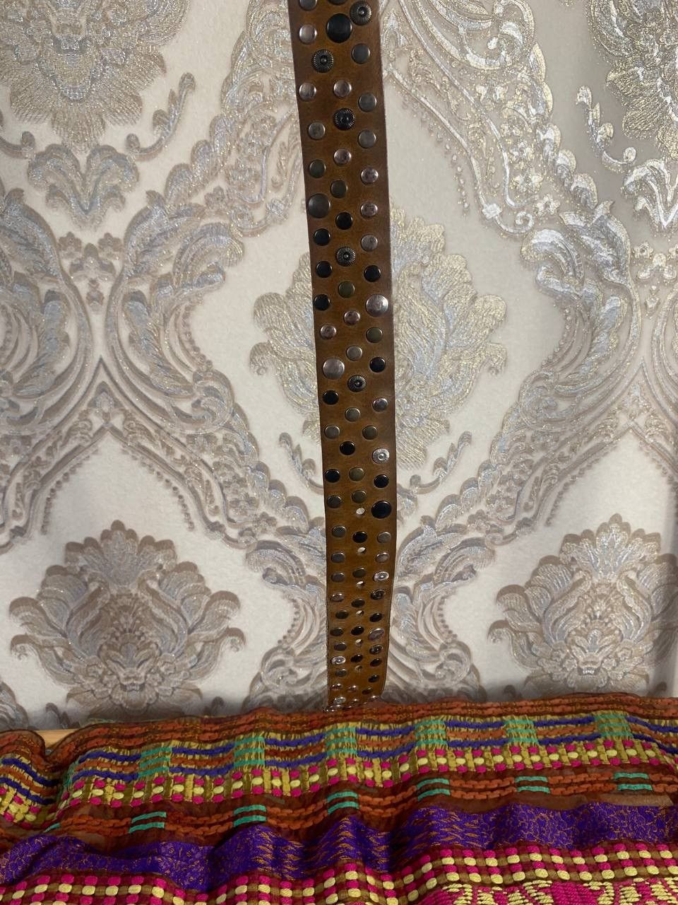 Japanese Brand VINTAGE AVANT-GARDE RETRO DESIGNER BELT LEATHER METAL 90s Size ONE SIZE - 5 Thumbnail