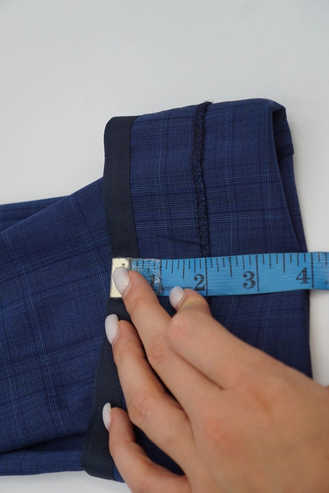 Suitsupply Men Suitsupply Pants Trousers Sienna Blue Check 98 UK/US40L Size 40L - 6 Thumbnail