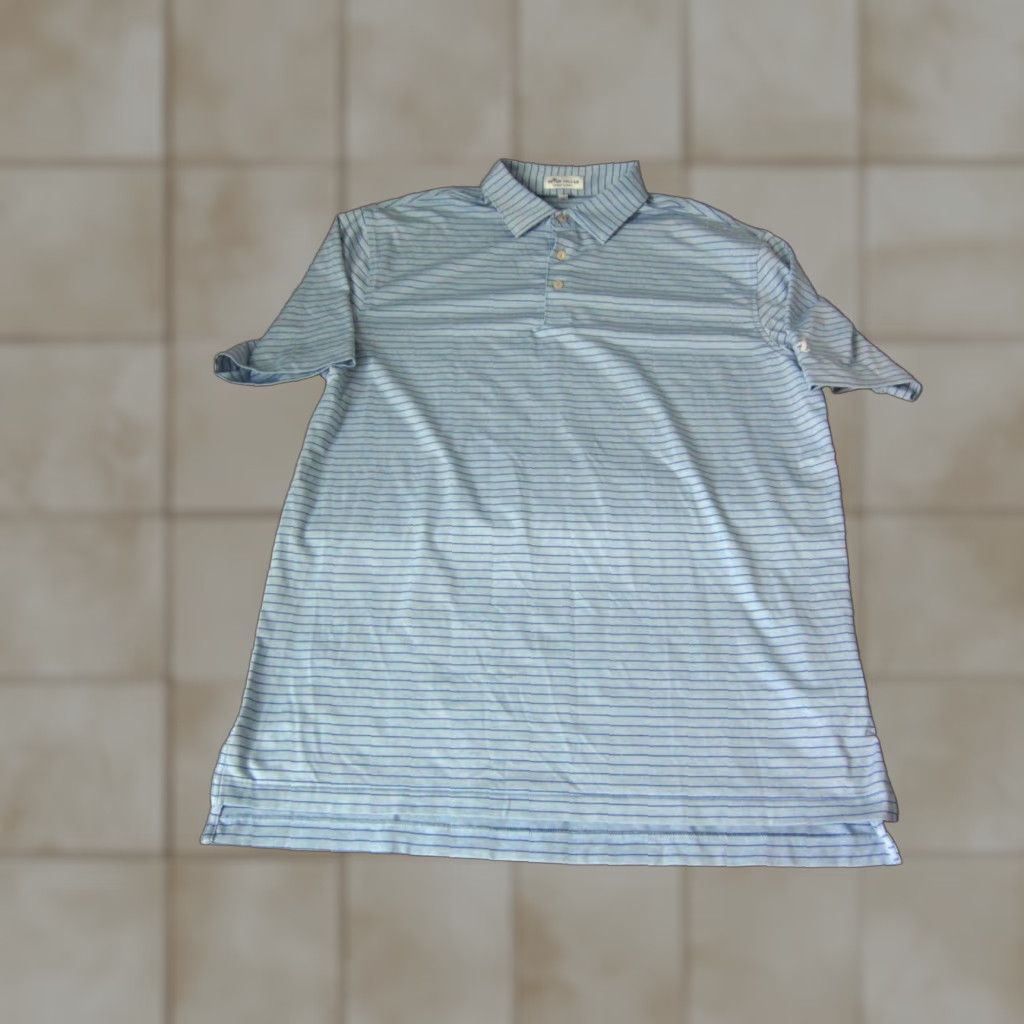 Peter Millar Peter Millar Polo Shirt Adult Large Blue Mens Golf Summer Comfort Stretch Shirt Size US L / EU 52-54 / 3 - 1 Thumbnail