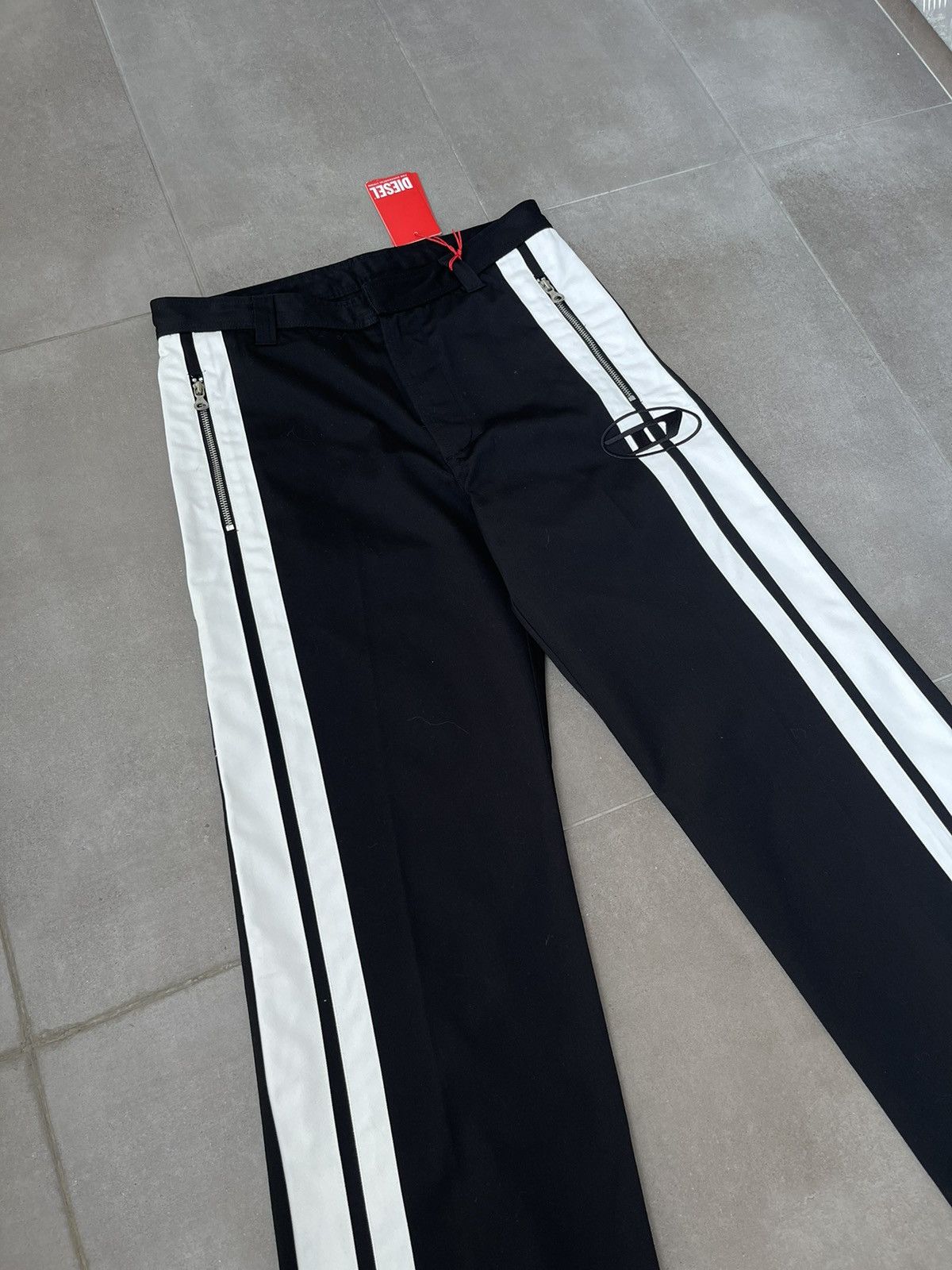 Diesel !DS! SS23 Diesel P-Beck White Black Casual Pants Size US 32 / EU 48 - 10 Thumbnail