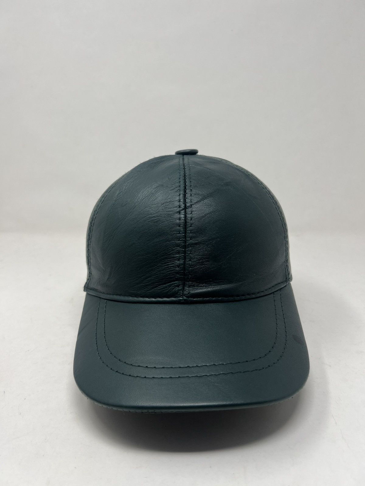 Japanese Brand Genuide Leather Suade Strapback Hat Size ONE SIZE - 1 Thumbnail