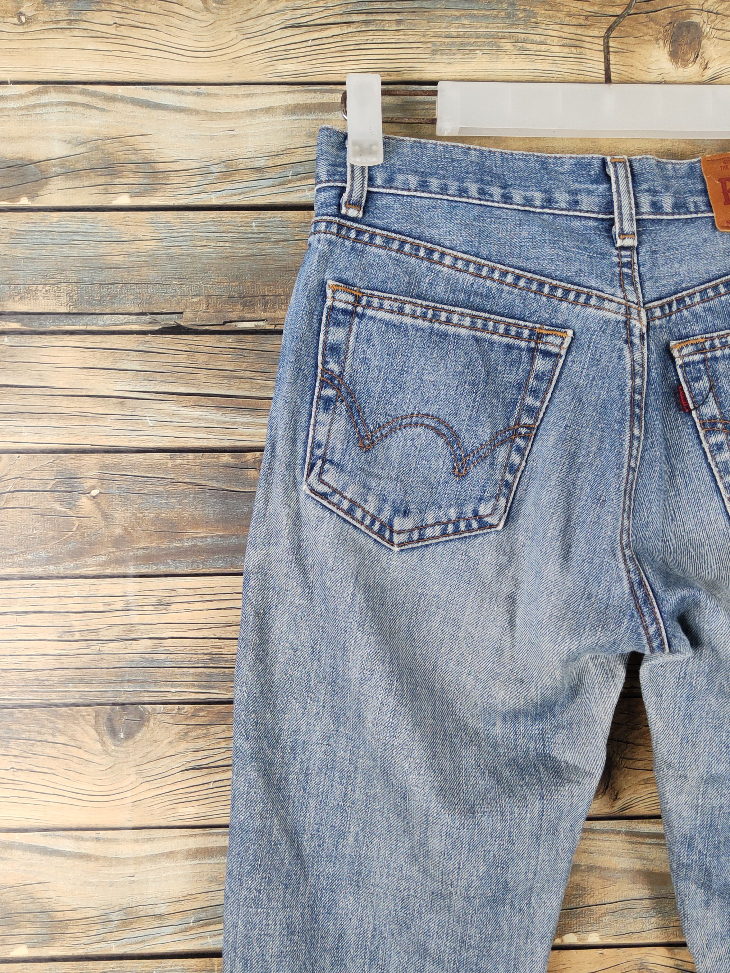 Edwin Edwin Blue Distressed Ripped denim Jeans #W1907 Size US 28 / EU 44 - 8 Thumbnail